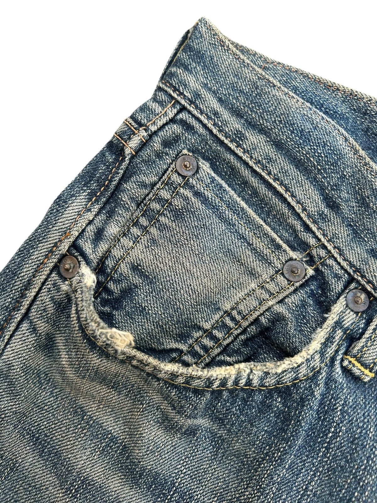 Kapital Vintage Edwin 505Z Selvedge Rusty Repair Alter Denim Jeans Size US 29 - 10 Thumbnail