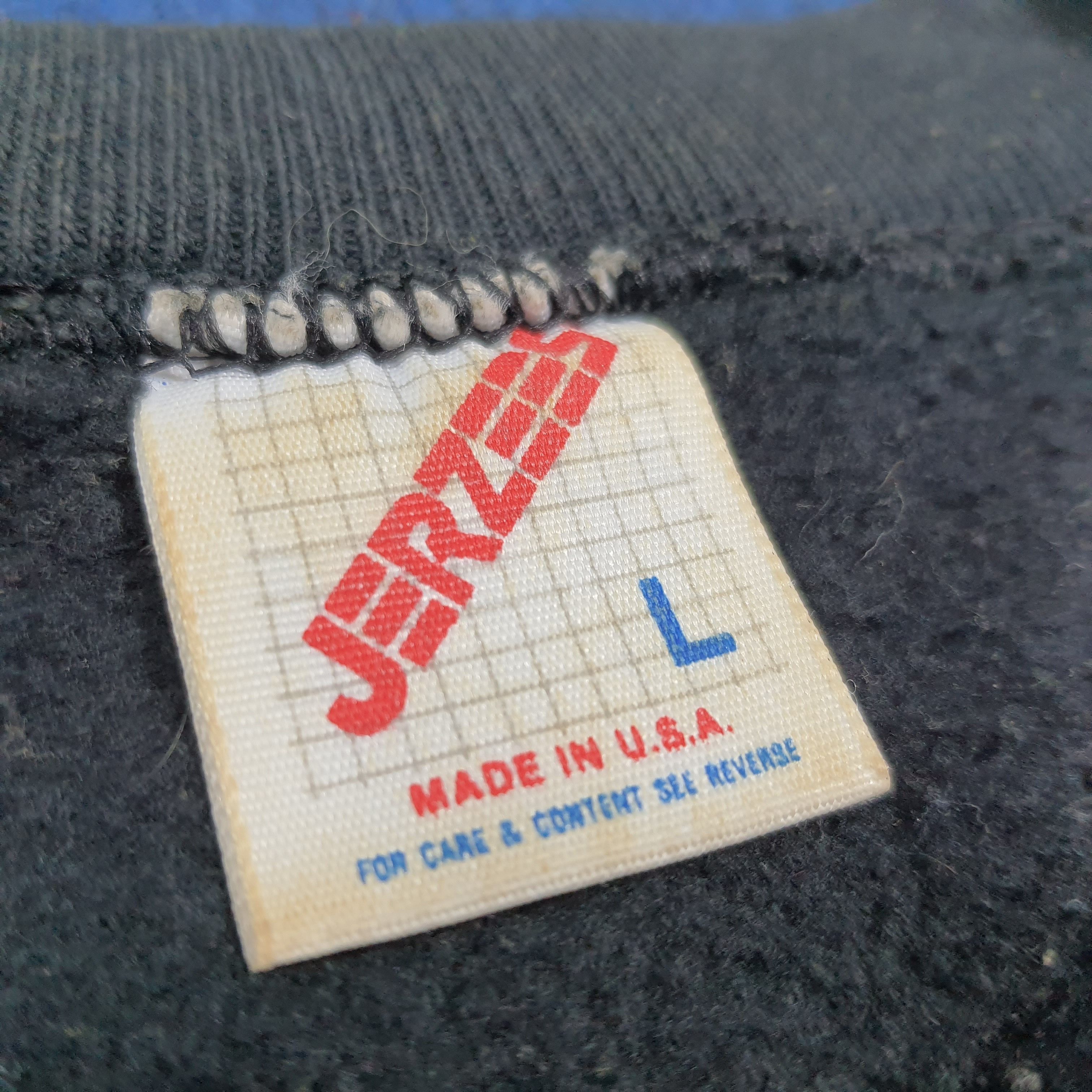 Jerzees Vintage 90s Jerzees Biker Bulldog Sweatshirt C283N4 Size US M / EU 48-50 / 2 - 5 Thumbnail