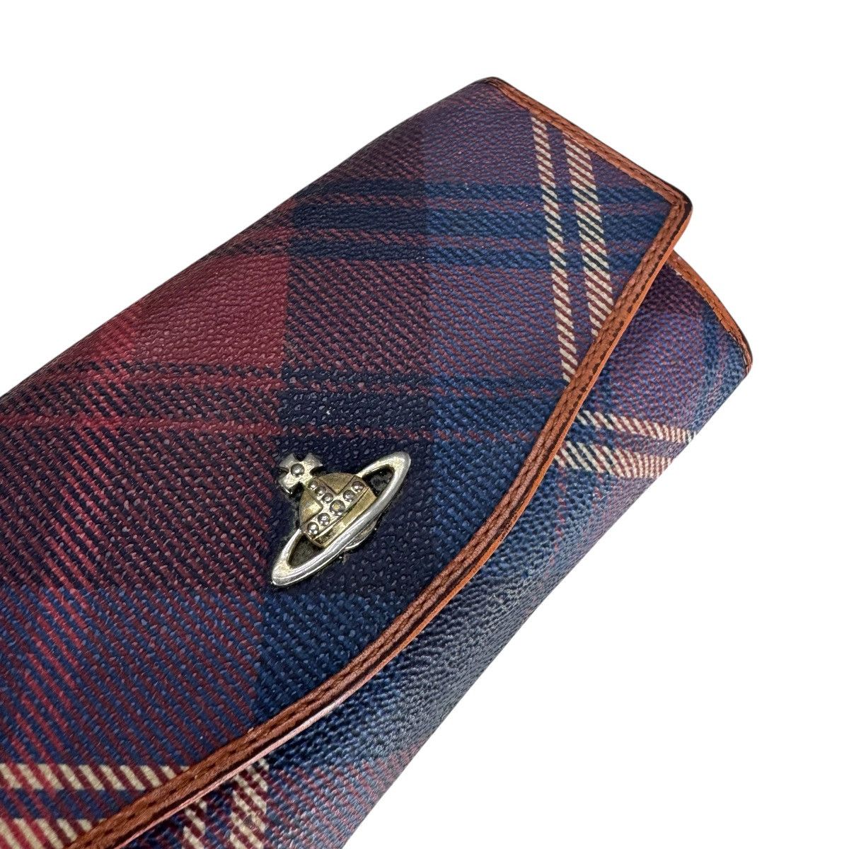 Vivienne Westwood 🌟VIVIENNE WESTWOOD TARTAN LEATHER LONG WALLET Size ONE SIZE - 6 Thumbnail