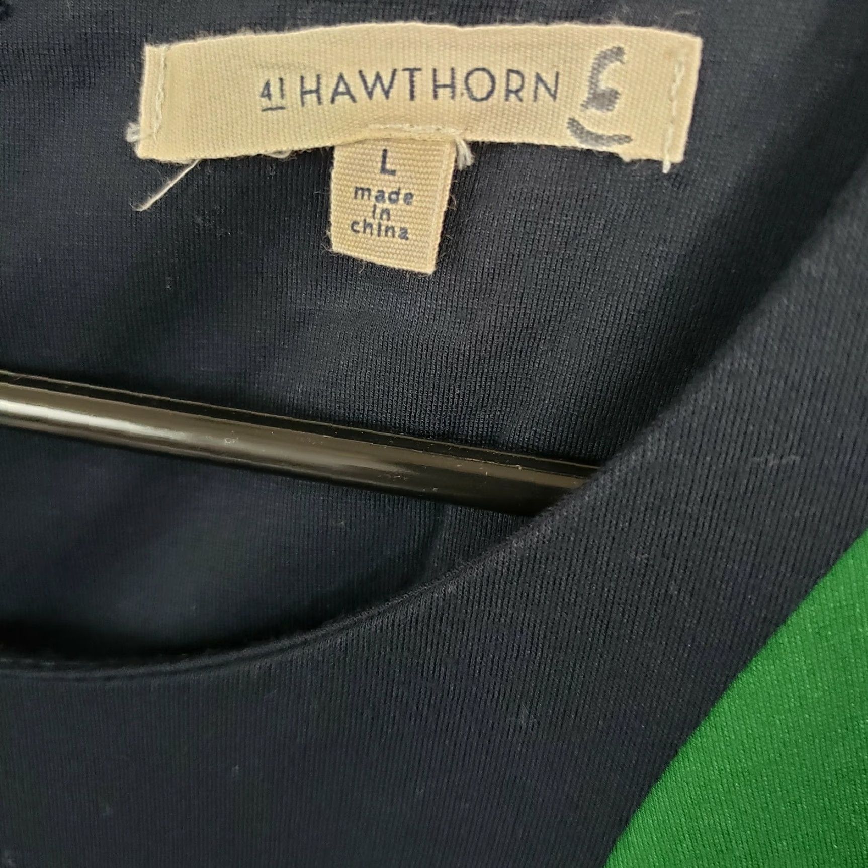 Vintage 41Hawthorn Womens Dress L Blue Green Sleeveless Cotton Blend Size L / US 10 / IT 46 - 5 Thumbnail