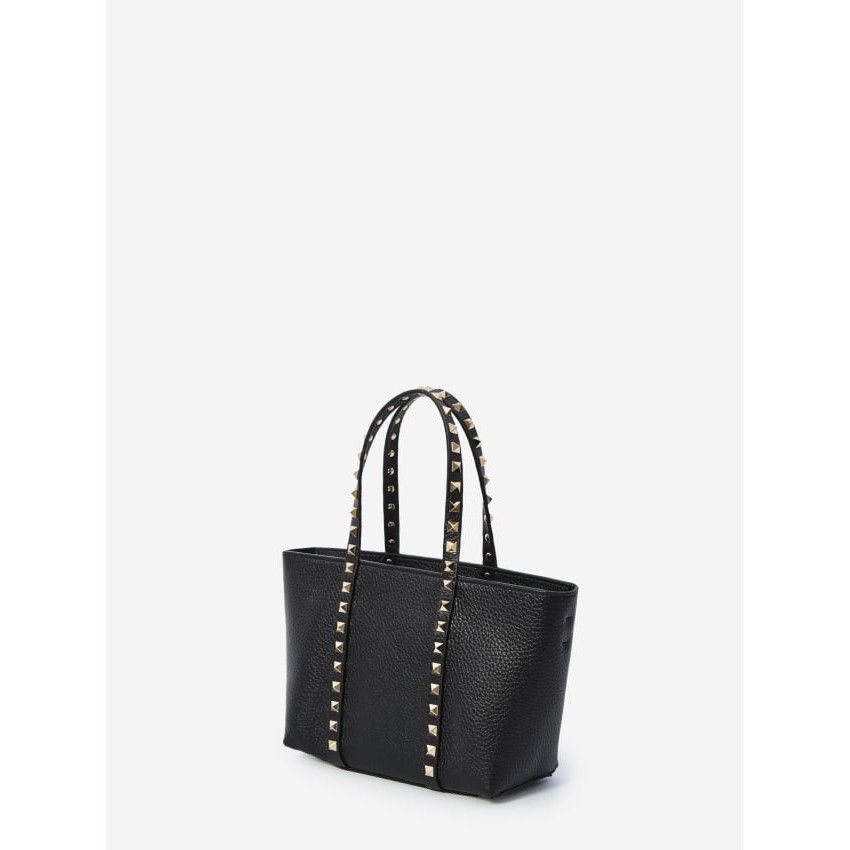 Valentino VALENTINO GARAVANI Small Rockstud Black Grained Leather Shop Size ONE SIZE - 2 Thumbnail