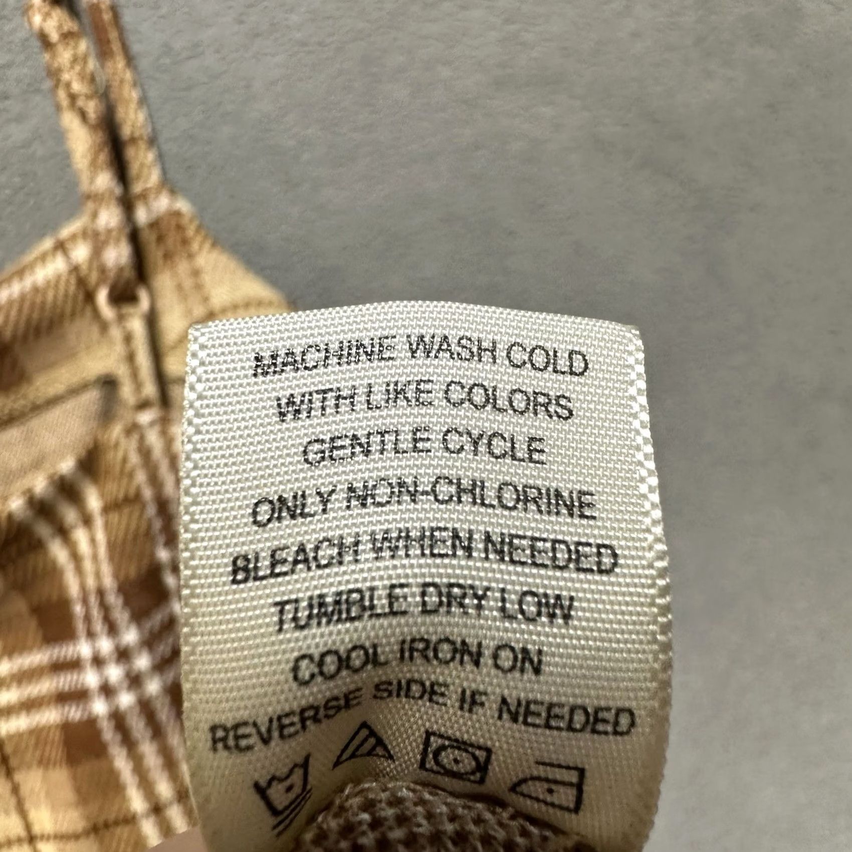 Vintage Ultra Flirt Beige Plaid Mini Dress Womens M Sleeveless Spaghetti Strap Rayon EUC Casual Party/Cocktail Dress Size M / US 6-8 / IT 42-44 - 4 Thumbnail