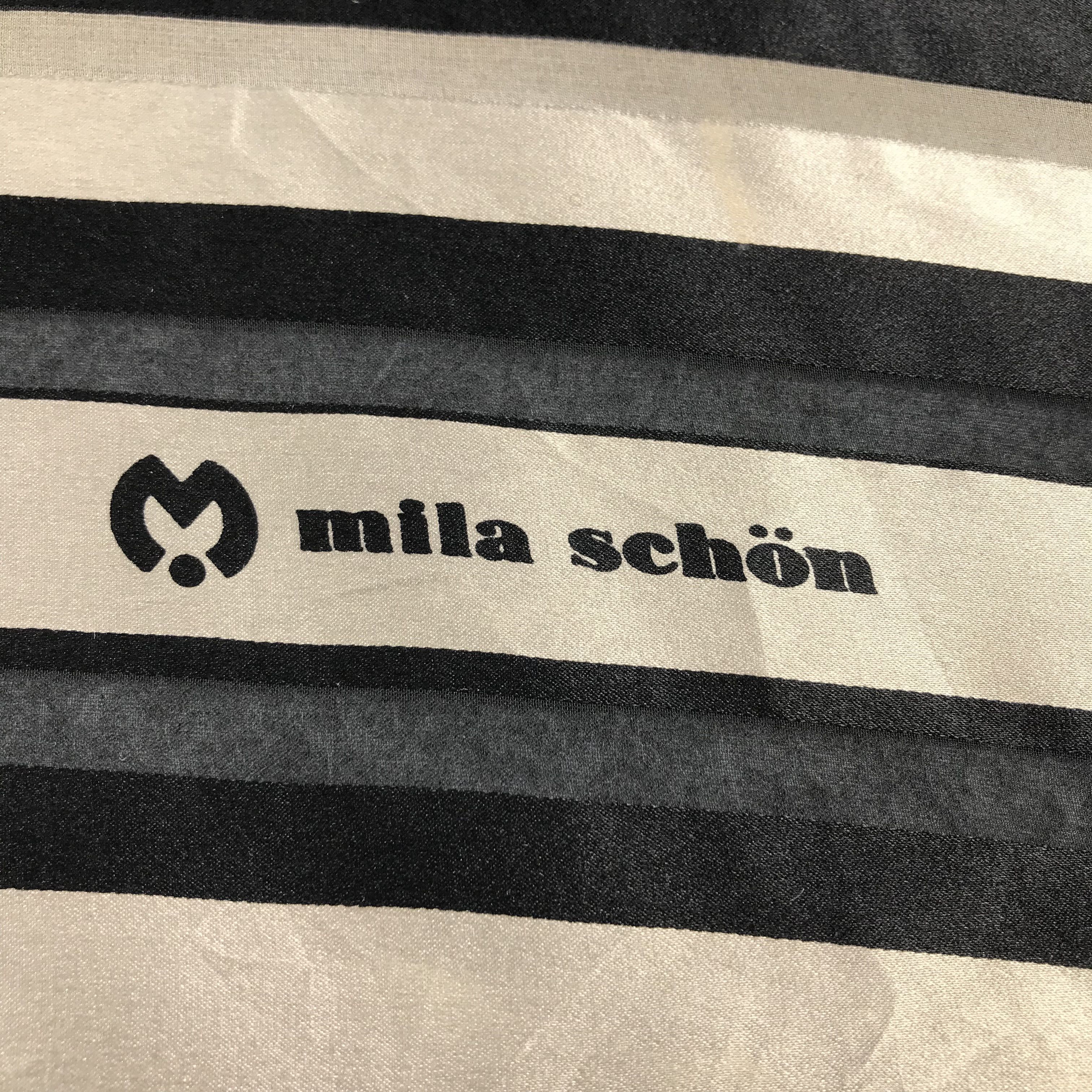 Mila Schon Mila Schon Slit Thread Silk Scarf M154 Size ONE SIZE - 3 Thumbnail