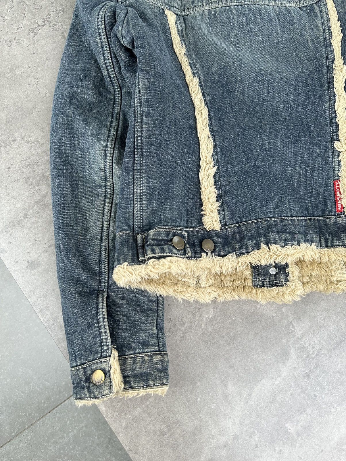 Miss Sixty Miss Sixty Sherpa Denim Jacket Size S / US 4 / IT 40 - 11 Thumbnail