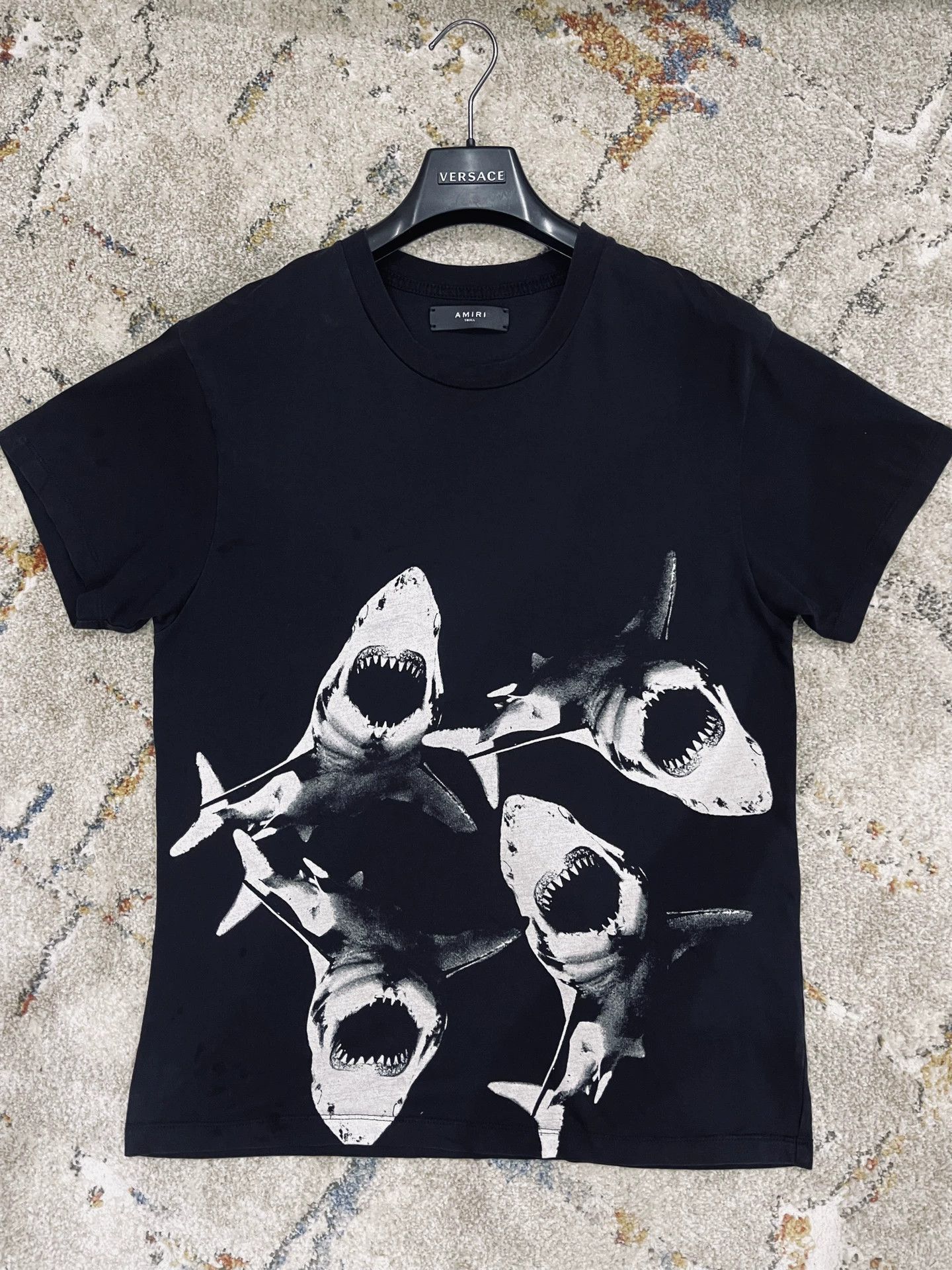 Amiri AMIRI Shark Graphic T-Shirt Size M Size US M / EU 48-50 / 2 - 1 Thumbnail