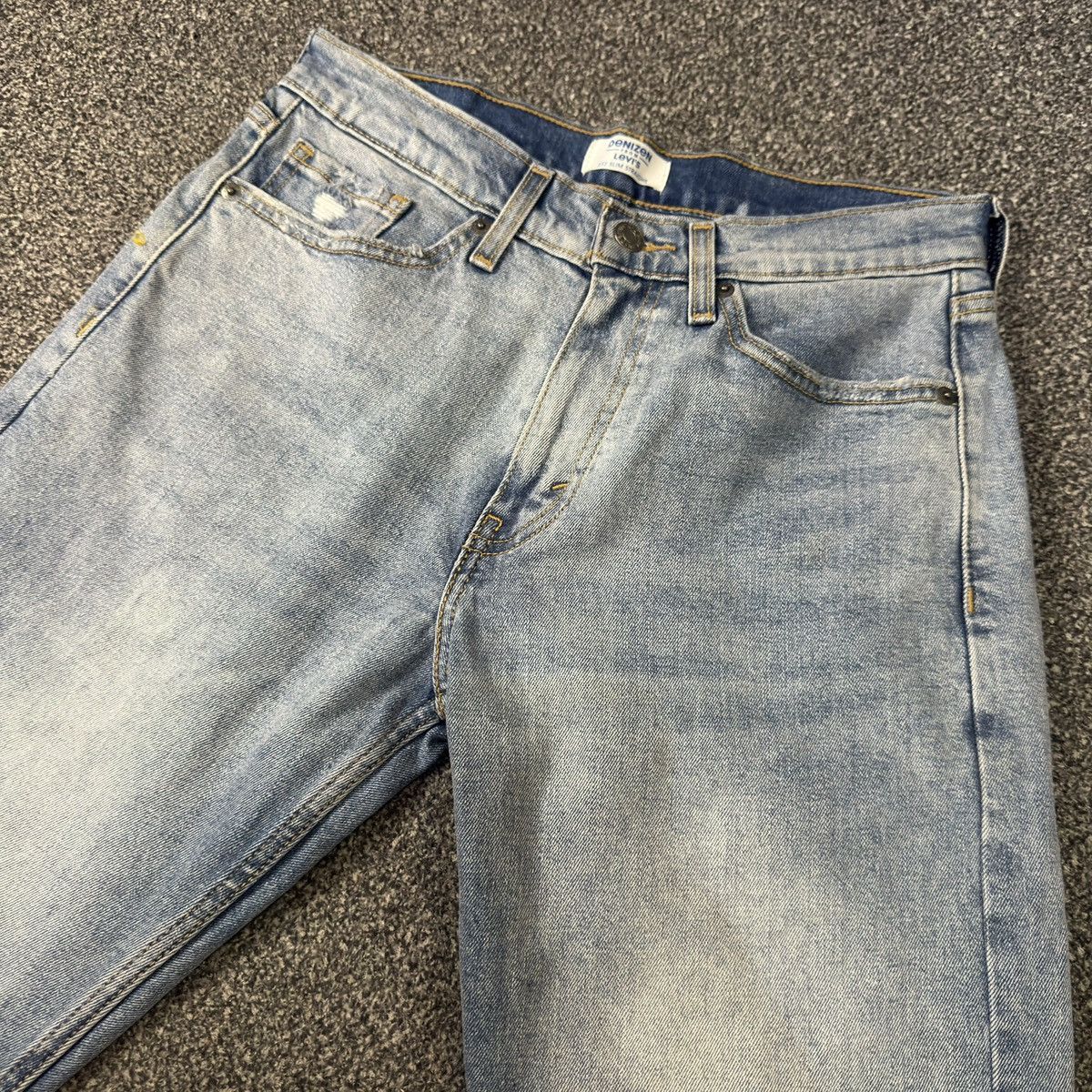Levi's Levis Denizen 232 Slim Straight Blue Faded Denim W30 Size US 30 / EU 46 - 4 Thumbnail