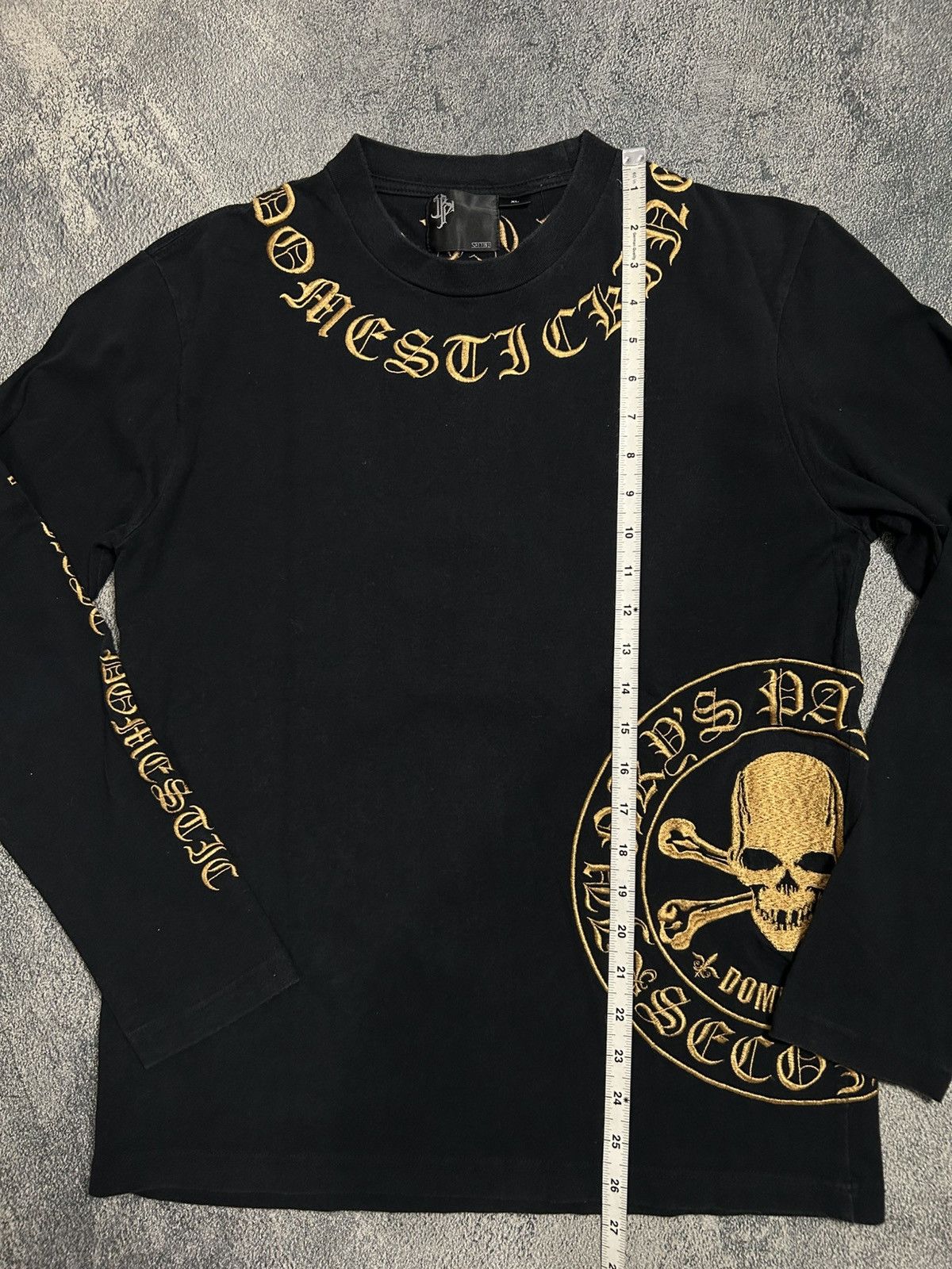 Japanese Brand Japanese Domestic Brand longsleeve skul Size US XL / EU 56 / 4 - 10 Thumbnail