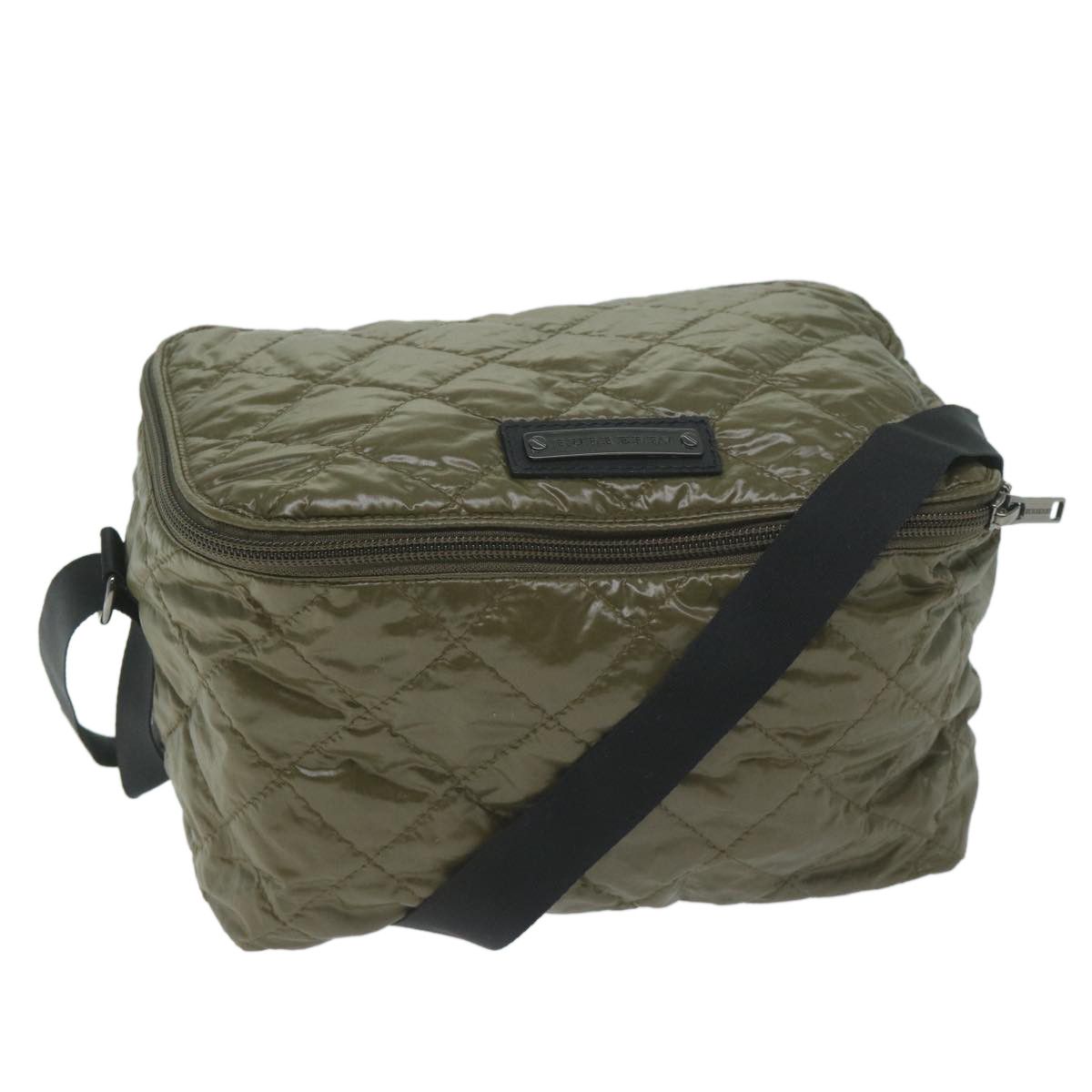 image of Burberry Waist Bag Nylon Khaki Auth Ti1479, Women's