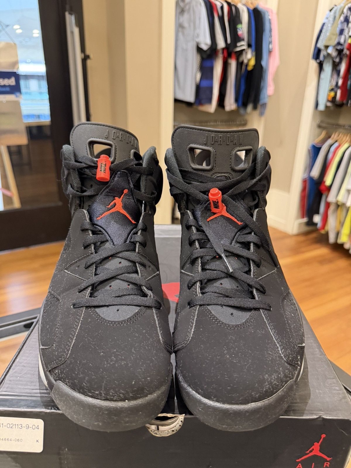 Jordan Brand Jordan 6 Retro ‘Black Infared(2019)’ Size US 14 / EU 47 - 5 Thumbnail