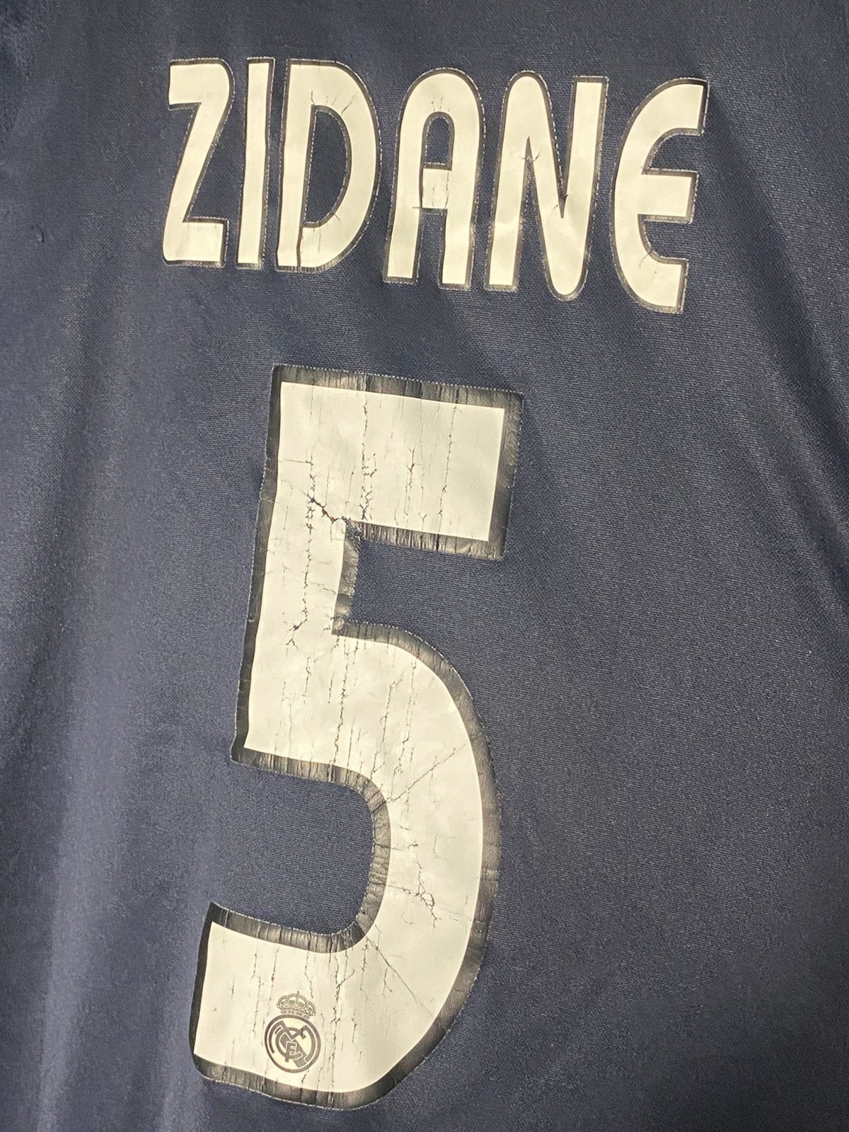 Adidas Real Madrid Adidas Soccer Jersey 2003/04 Football #5 Zidane Size US M / EU 48-50 / 2 - 6 Thumbnail