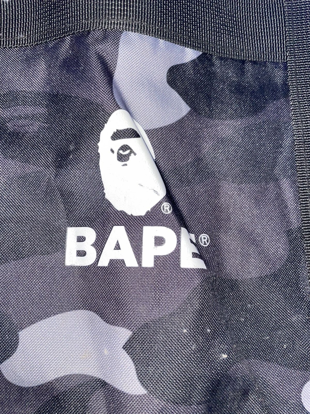 Bape Bape Camo Duffle Bag Black Size ONE SIZE - 2 Thumbnail