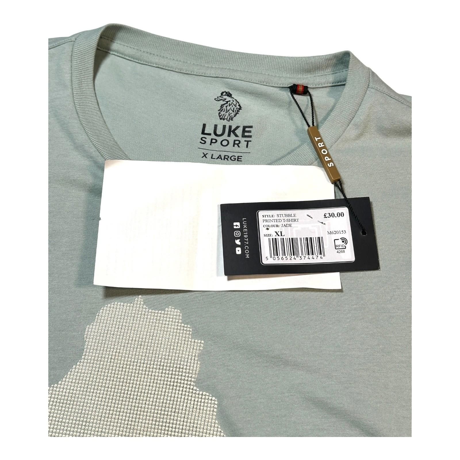 Lumen Et Umbra Luke Sport T-Shirt Men's UK Size XL Green Short Sleeve Size US XL / EU 56 / 4 - 7 Thumbnail