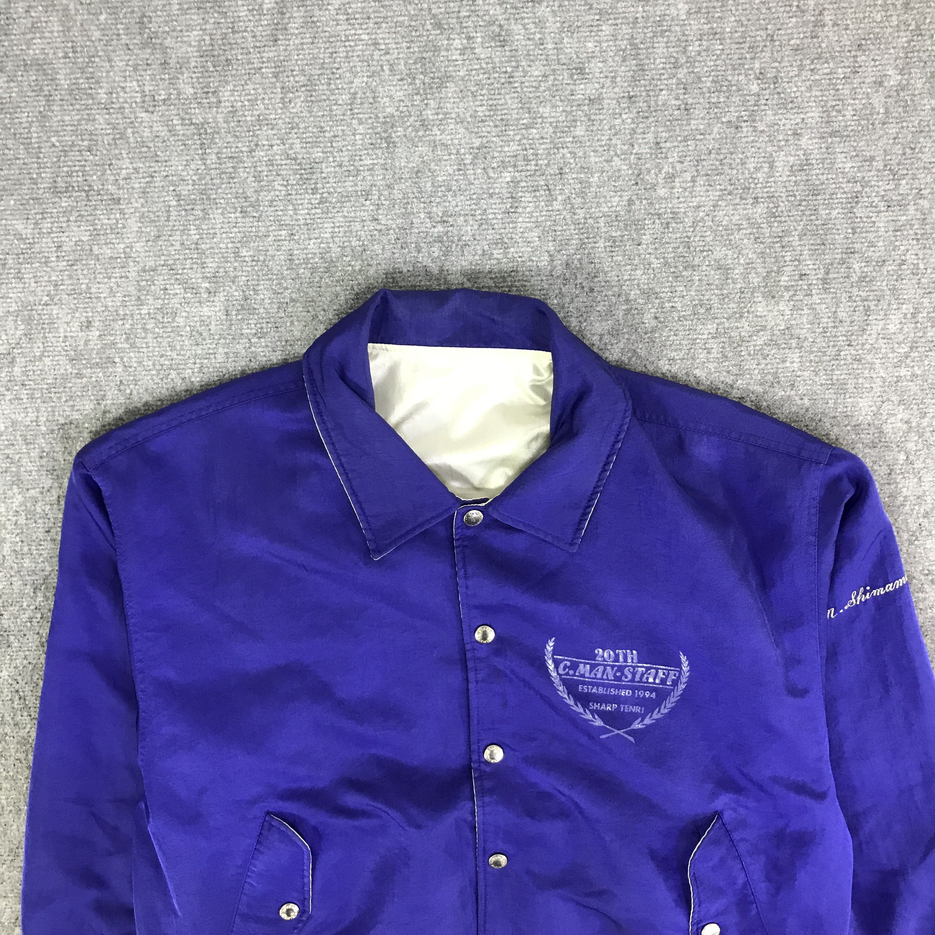Japanese Brand C.MAN STAFF SNAP BUTTON JACKET K90B15 Size US L / EU 52-54 / 3 - 3 Thumbnail