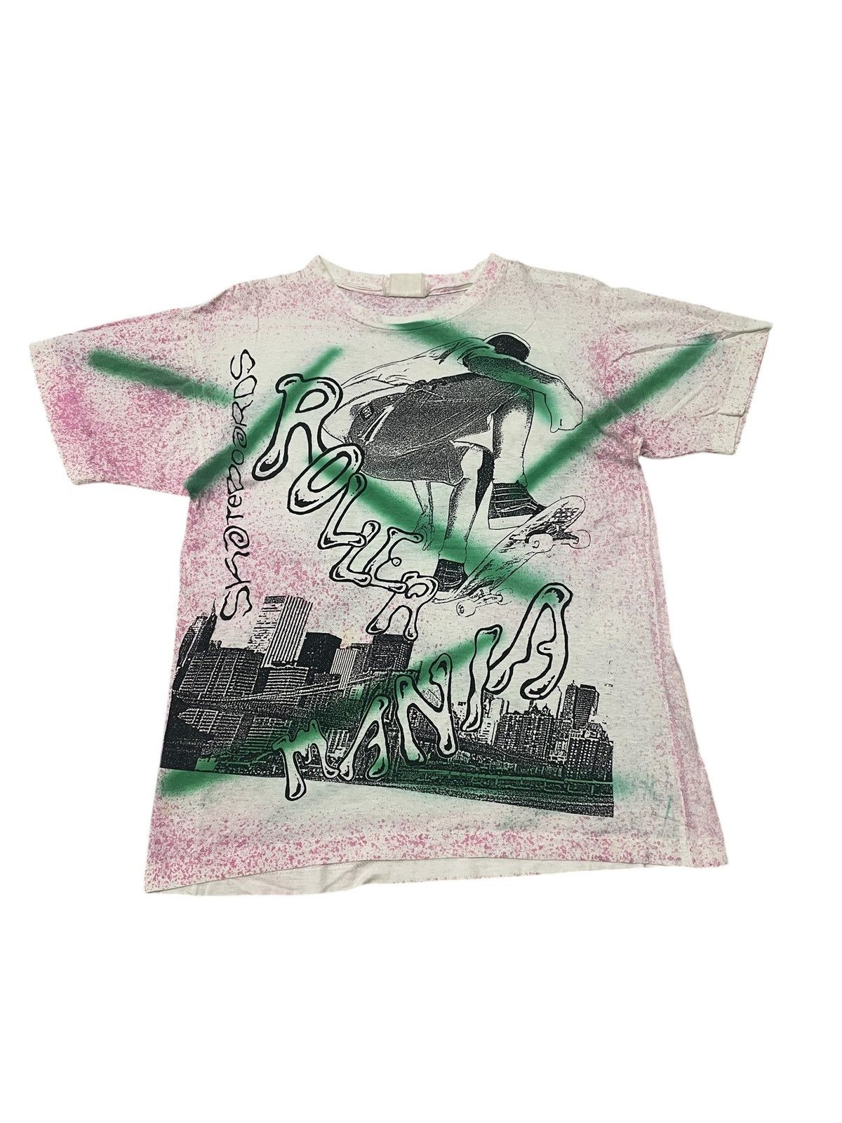 Vintage Vintage OVP Roller Mania Skateboards Tshirt Size US M / EU 48-50 / 2 - 1 Thumbnail
