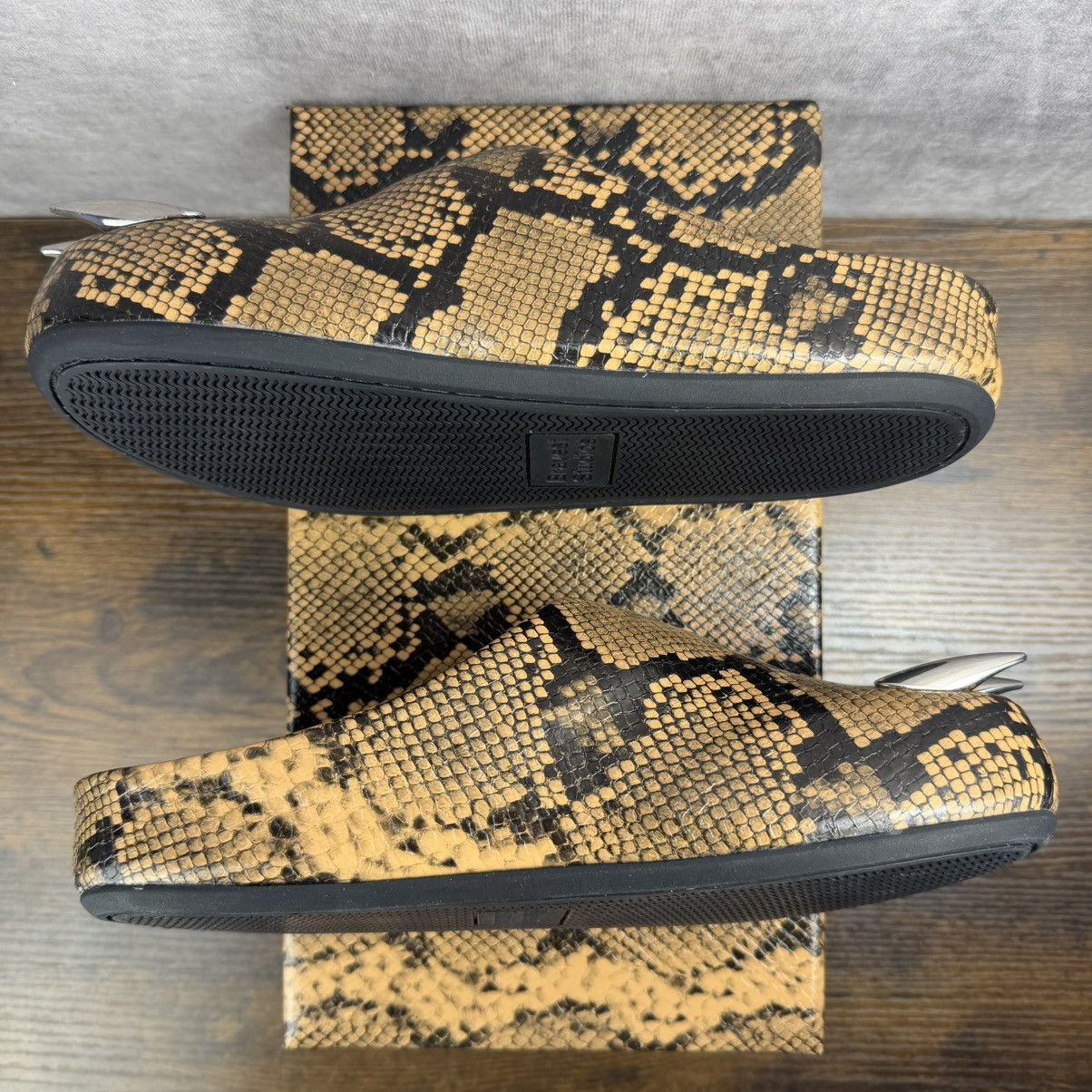 NEW Bravest Studios Snake Claw Mule Tan Designer Slip-On OG 