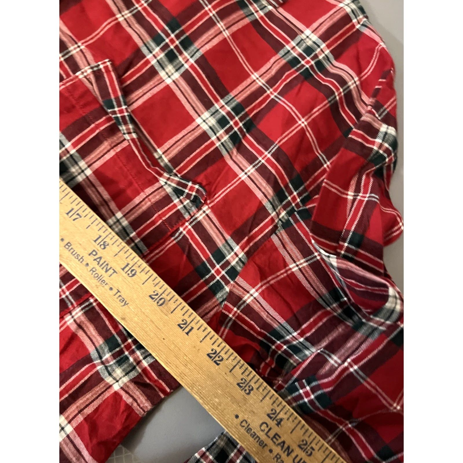 H&M VINTAGE H&M Flannel Button-Up Shirt Mens Medium Red Plaid Long Sleeve Size US M / EU 48-50 / 2 - 5 Thumbnail
