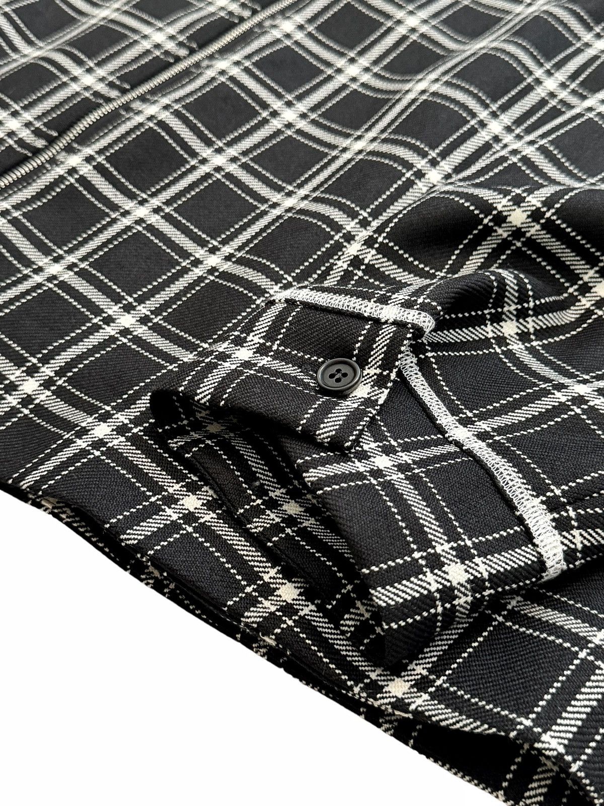 Marni Sz50 Wool Plaid Zip Up Jacket Size US M / EU 48-50 / 2 - 5 Thumbnail