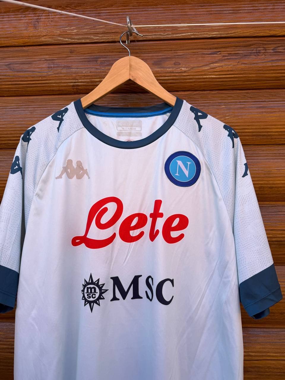 Kappa NAPOLI SHIRT FOOTBALL SOCCER JERSEY KAPPA MENS SIZE L Size US L / EU 52-54 / 3 - 2 Thumbnail