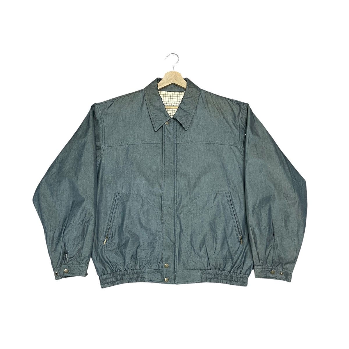 Alfred Dunhill Vintage 90s Alfred Dunhill Sport Light Bomber Jacket Size US XL / EU 56 / 4 - 2 Thumbnail