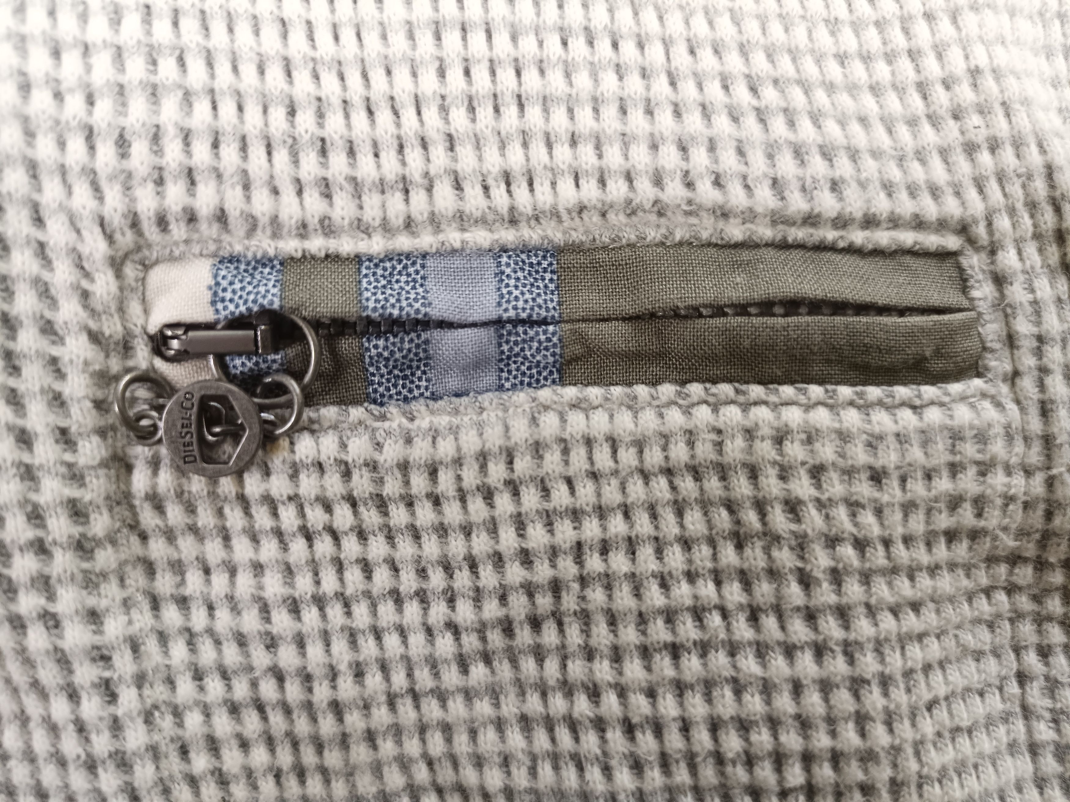 Diesel DIESEL-CO. Hoodie Slim Fit Waffle Knit Sweatshirt Jumper Size US L / EU 52-54 / 3 - 12 Thumbnail