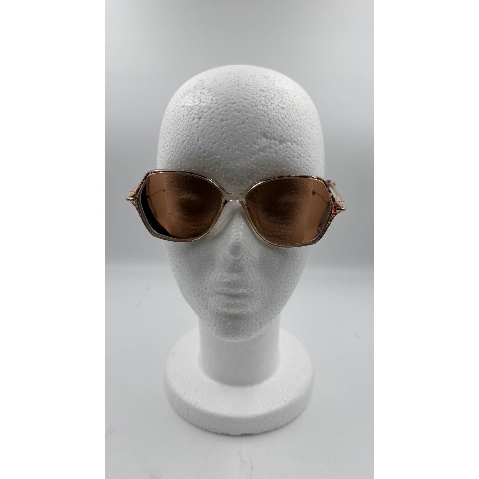 Gloria Vanderbilt Gloria Vanderbilt 752 Sunglasses Mauve Peach Gold Butterfly Size ONE SIZE - 1 Thumbnail