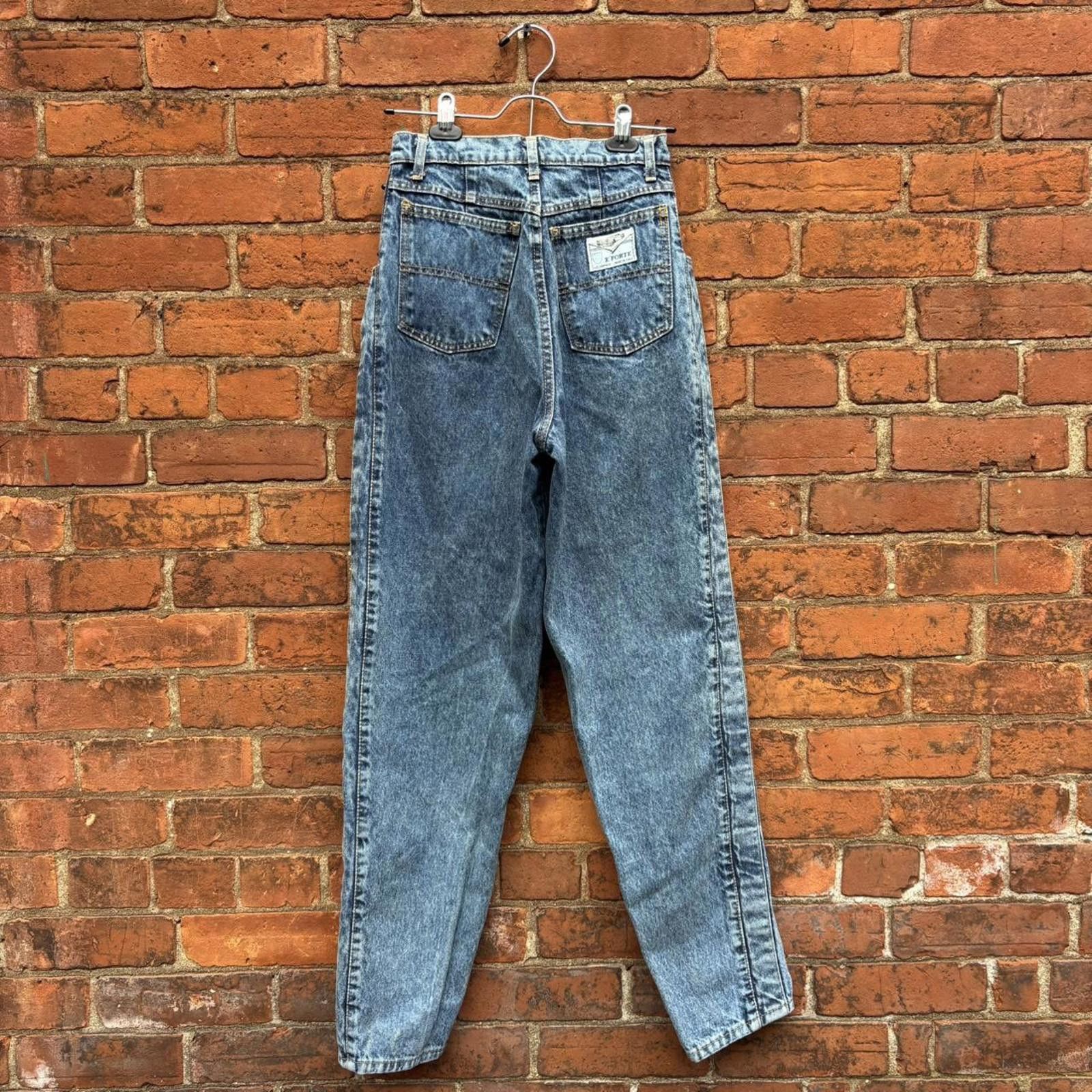 Other vintage e forte Apache Mickey Mouse painted jeans 90s 25x31 Size 25" / US 0 / IT 36 - 7 Thumbnail