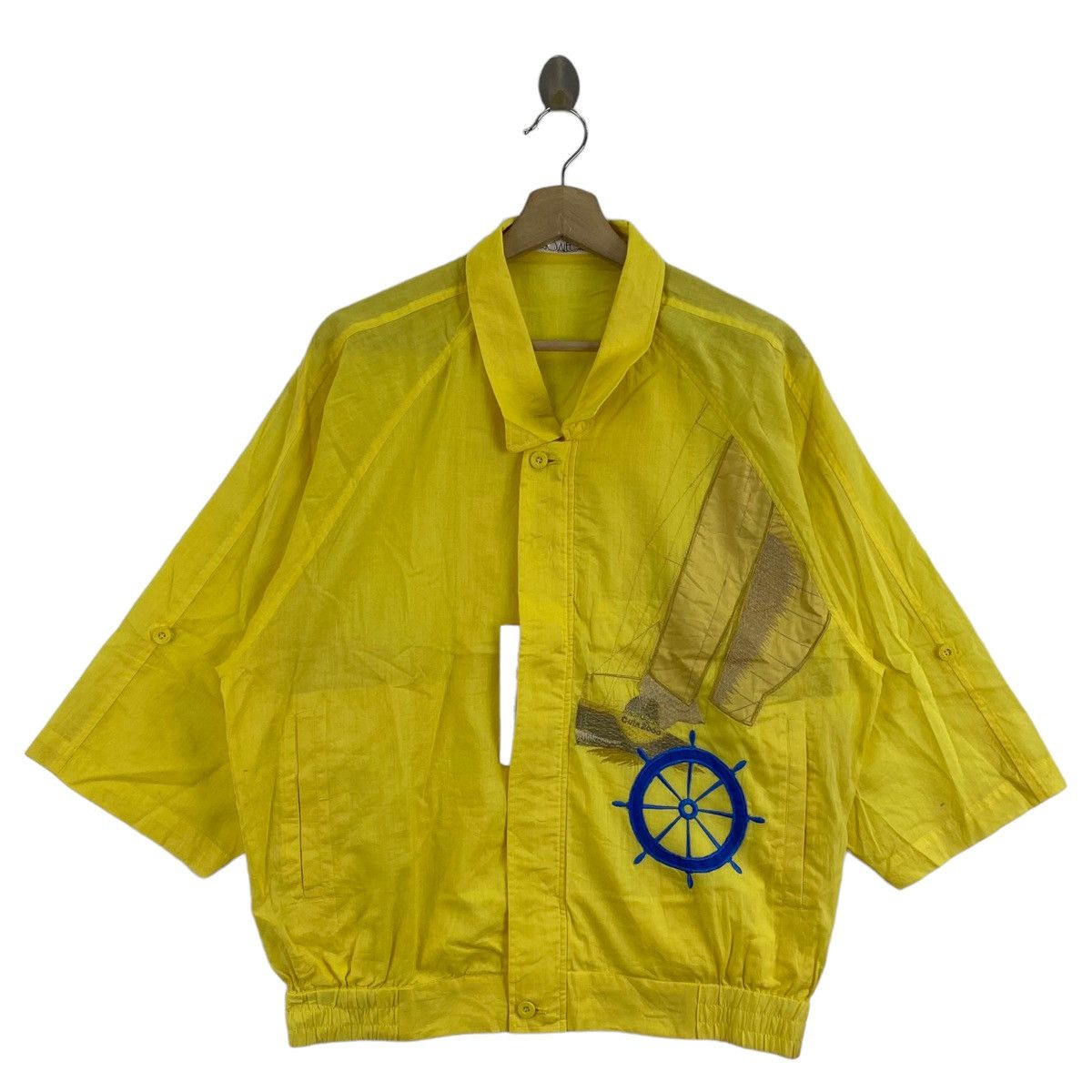 Japanese Brand N.W.T PRIOALEGRE Japanese Brand Embroidered Design Yellow Size US L / EU 52-54 / 3 - 1 Thumbnail