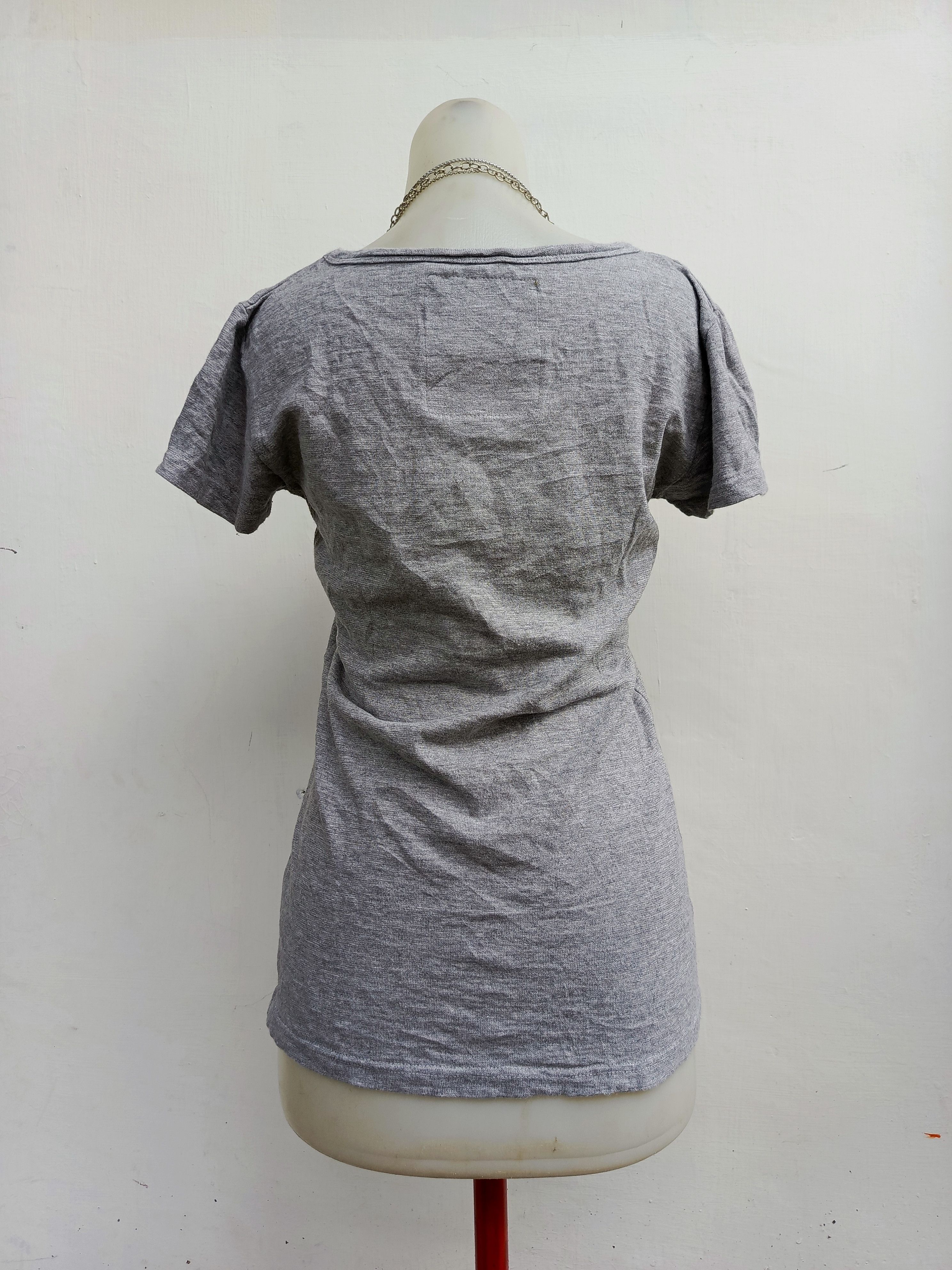 Japanese Brand Space Opera Vigor Emotion Grey T-Shirt Size M / US 6-8 / IT 42-44 - 4 Thumbnail