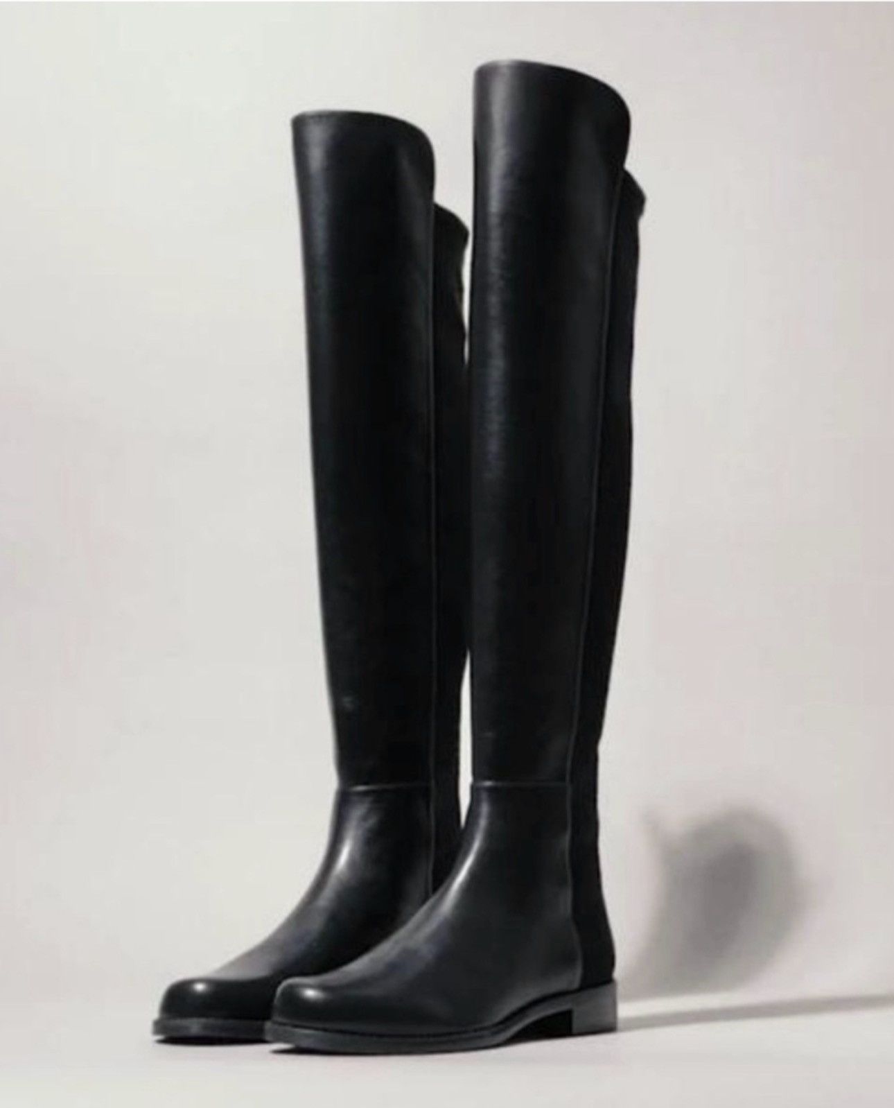 Stuart Weitzman Stuart Weitzman 5050 Black Boots Iconic New in Box 36.5 Size US 6.5 / IT 36.5 - 5 Thumbnail