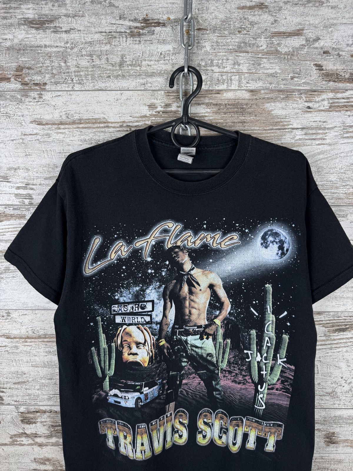 Band Tees × Rap Tees × Travis Scott Mens Vintage Travis Scott T-shirt rare tee rap size M Size US M / EU 48-50 / 2 - 2 Thumbnail