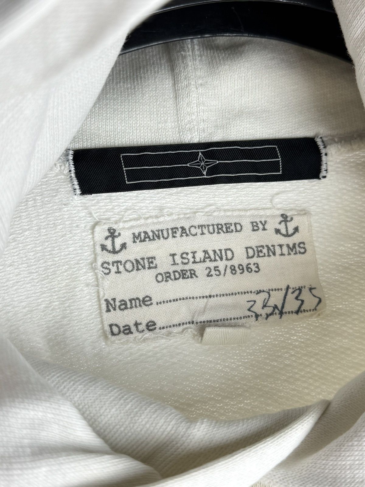 Stone Island Stone Island Denims White Hoodie Size US M / EU 48-50 / 2 - 4 Thumbnail