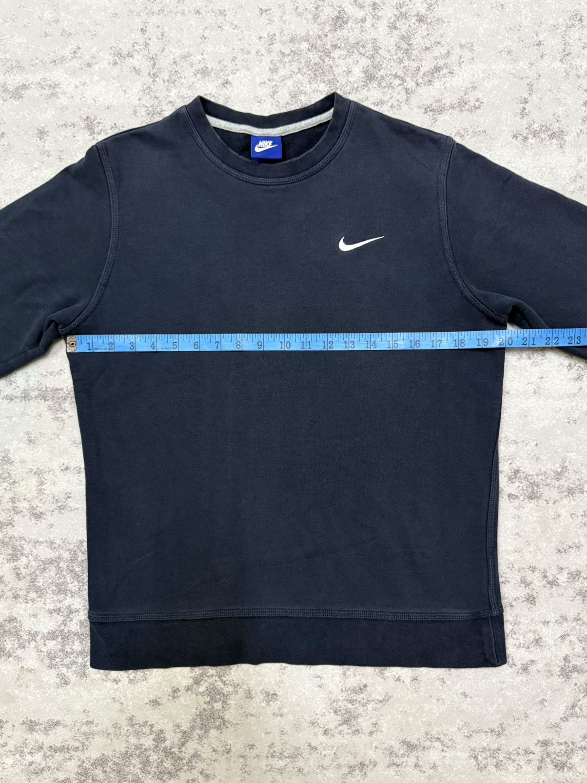 Nike Nike Swoosh Blue Tag Small Logo Sweatshirt Size US S / EU 44-46 / 1 - 16 Thumbnail