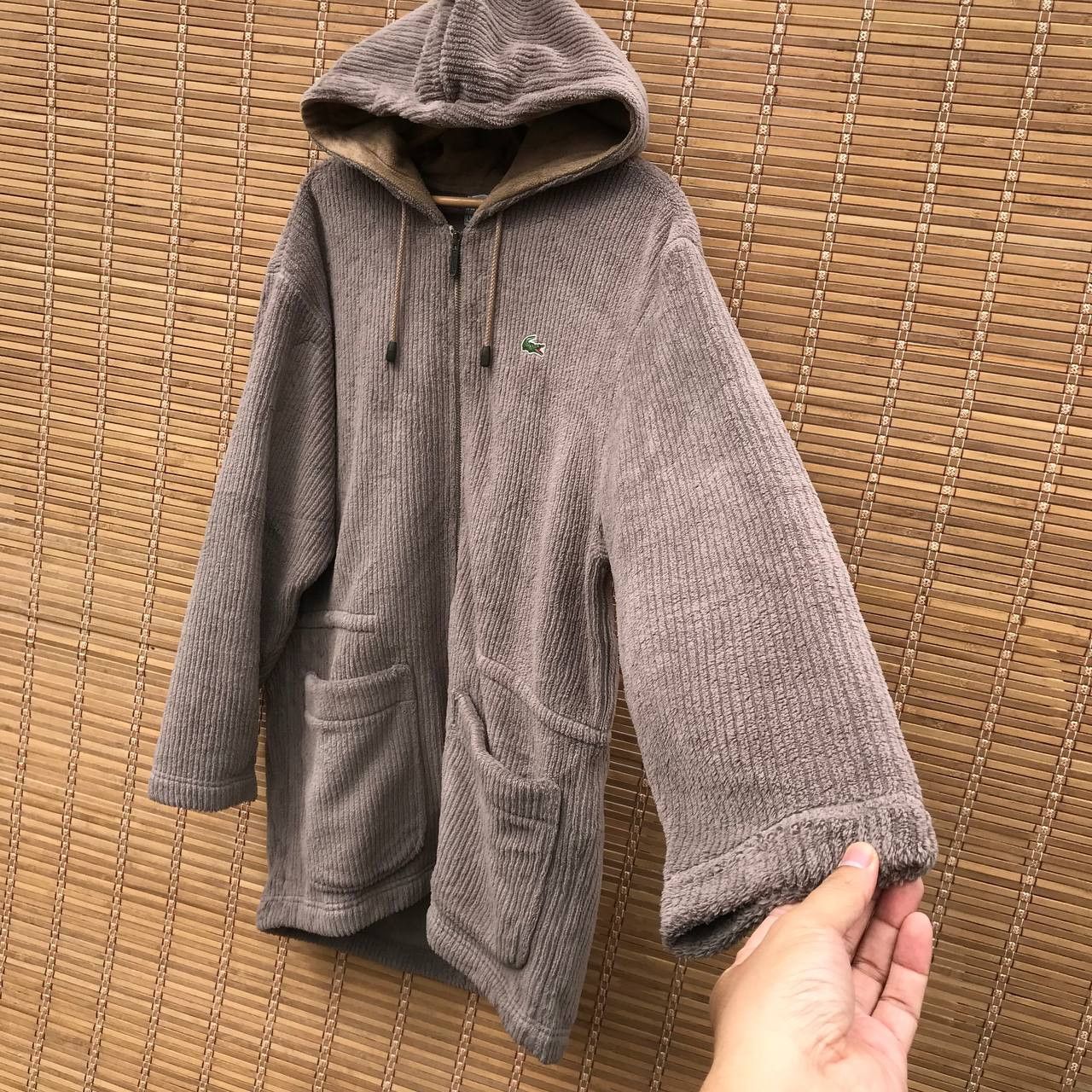 Lacoste × Vintage VINTAGE LACOSTE HOODIE X POLARTEX JUMPER BAGGY Size US XL / EU 56 / 4 - 12 Thumbnail