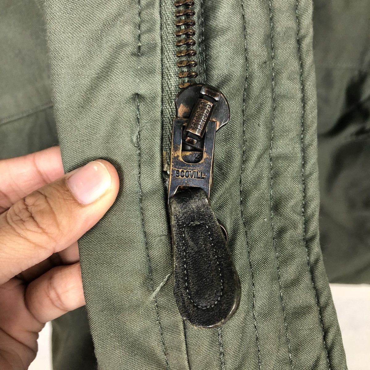 Vintage 📌Vintage Heavy Parka Jacket Military Scovill Zipper Usa Size US M / EU 48-50 / 2 - 18 Thumbnail