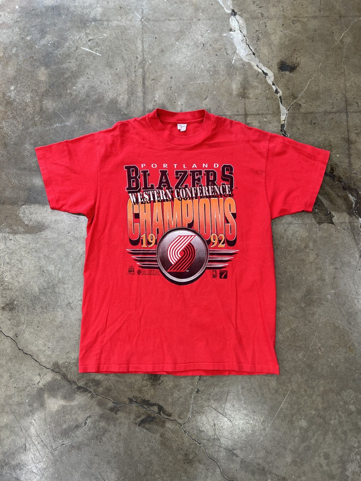 NBA × Vintage Vintage 1992 Portland Blazers Conference Champions XL Size US XL / EU 56 / 4 - 2 Thumbnail