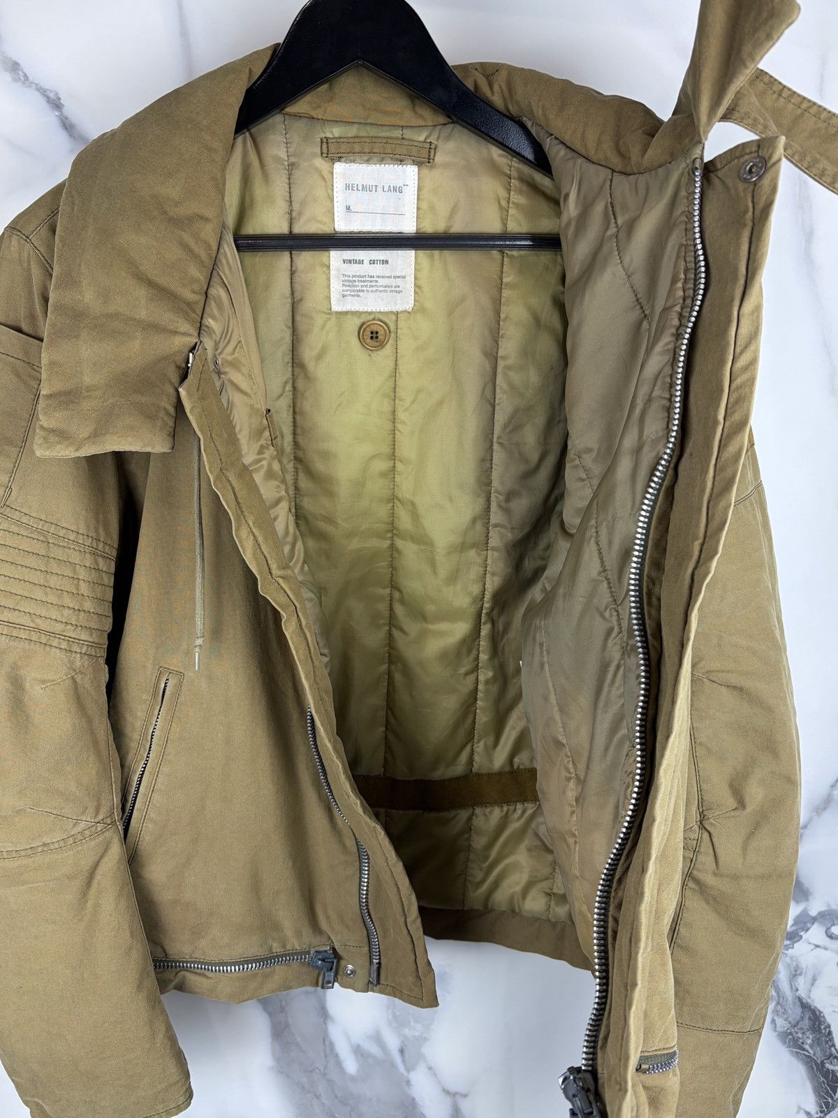 Helmut Lang AW99 Helmut Lang Astro Biker Bomber Jacket High Neck Size US S / EU 44-46 / 1 - 14 Thumbnail