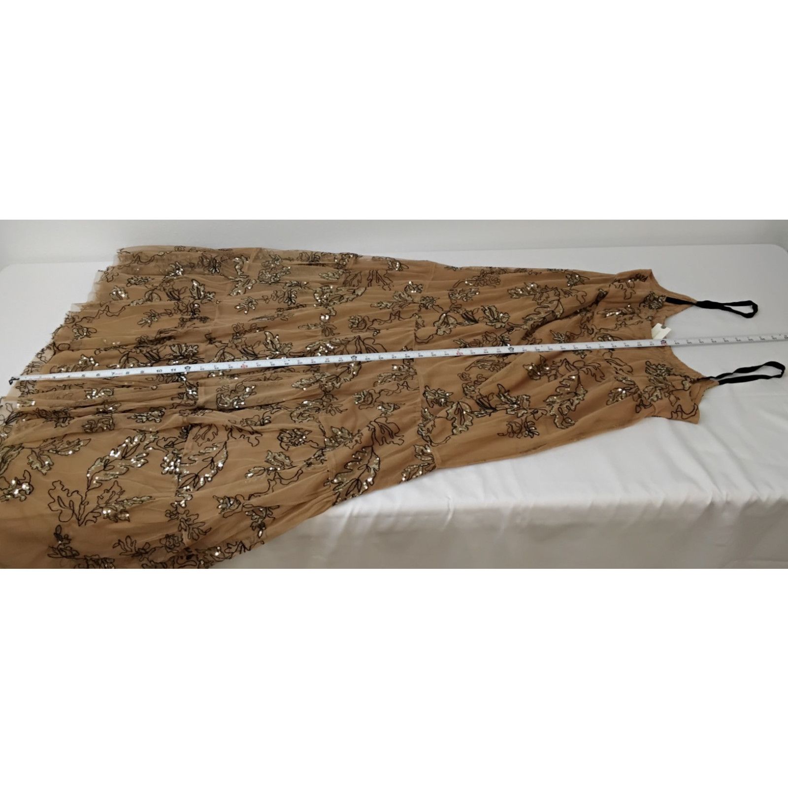 Anthropologie Anthropologie Maeve Dress Women's XL Neutral Sequins NWT Size XL / US 12-14 / IT 48-50 - 13 Thumbnail