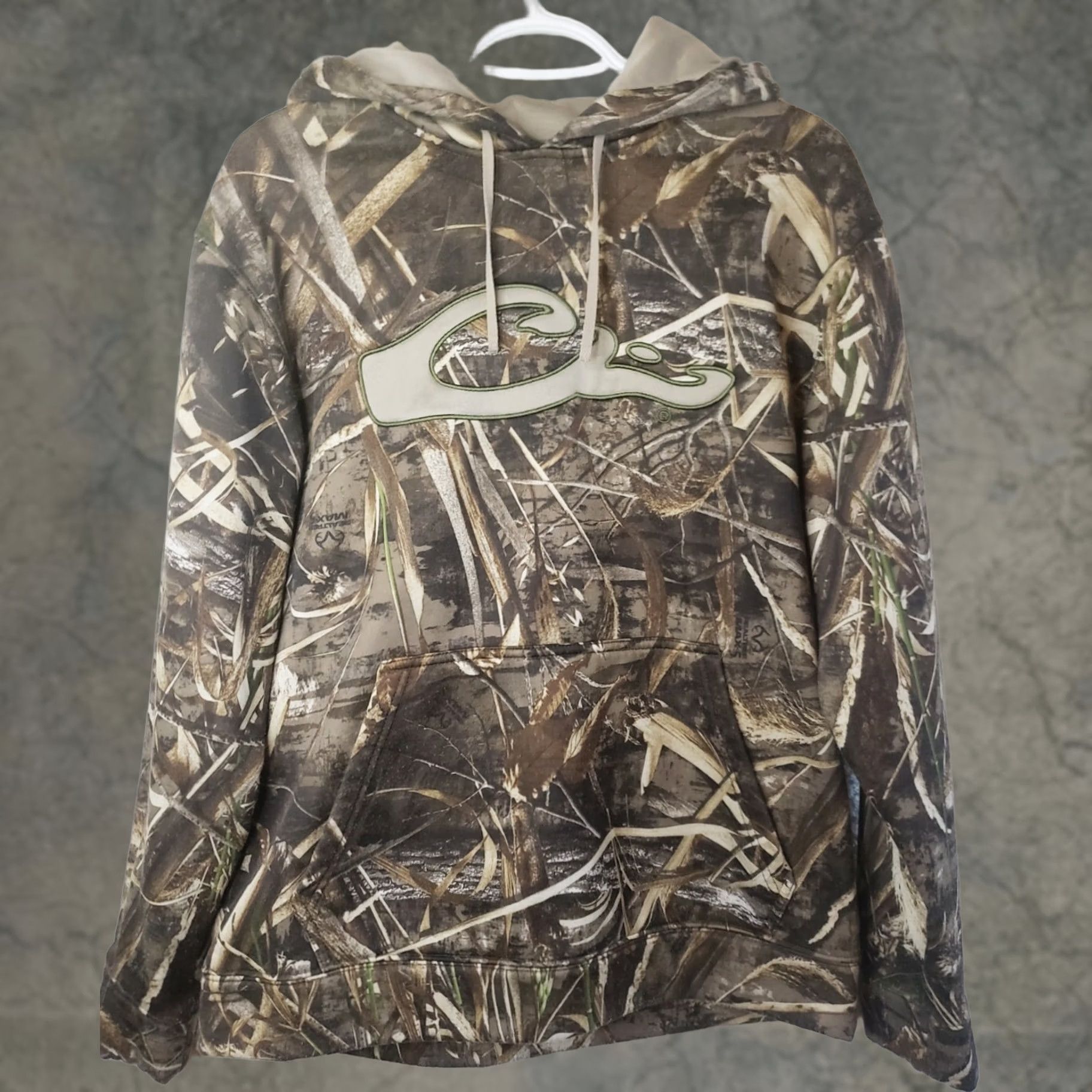 Vintage Drake Waterfowl Hoodie Men's S Realtree Max 5 Embroidered Logo Kangaroo Pockets Size US S / EU 44-46 / 1 - 1 Thumbnail