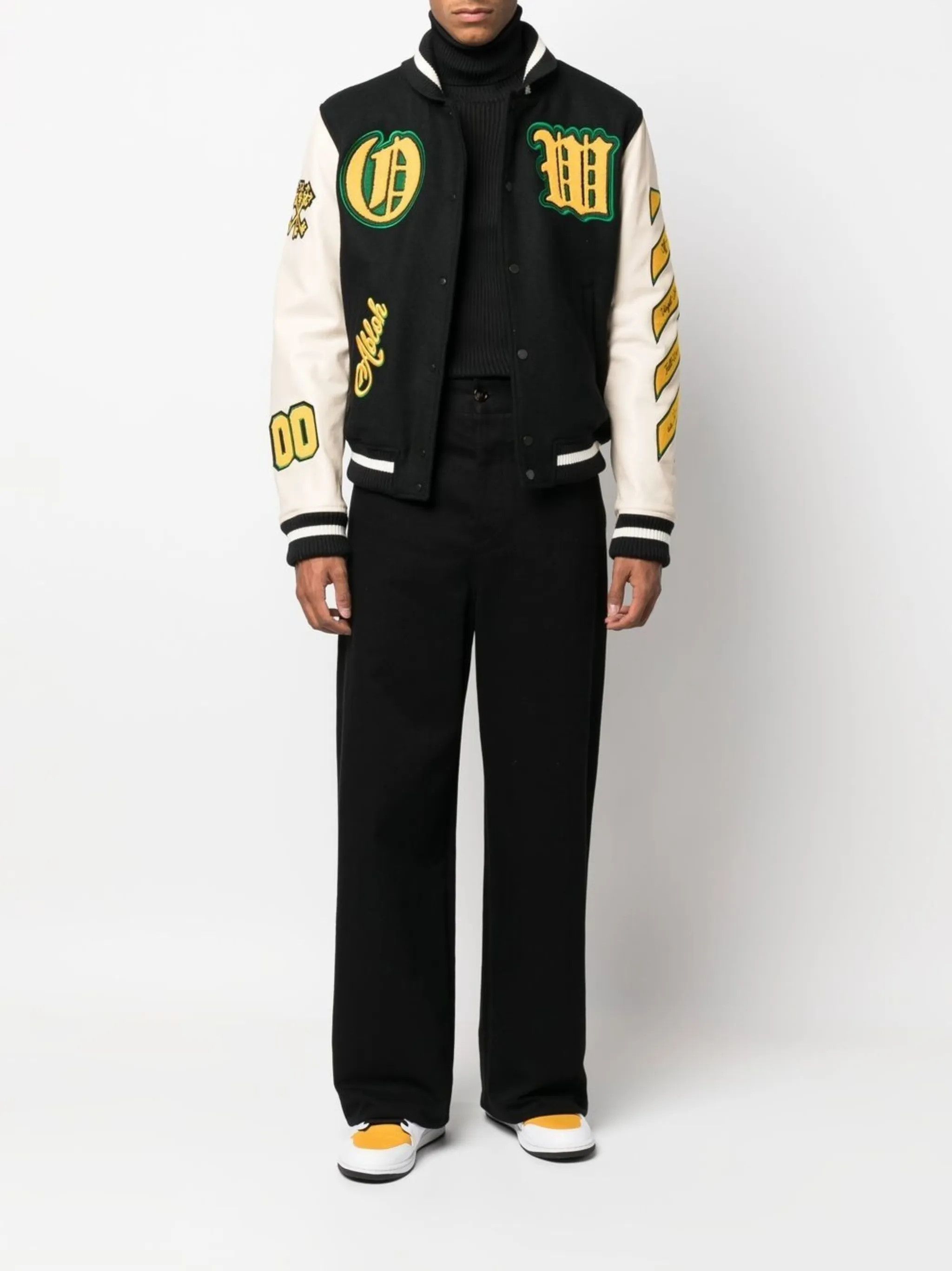 Off-White o1y0225 Logo Jacket in Multicolor Size US S / EU 44-46 / 1 - 5 Thumbnail