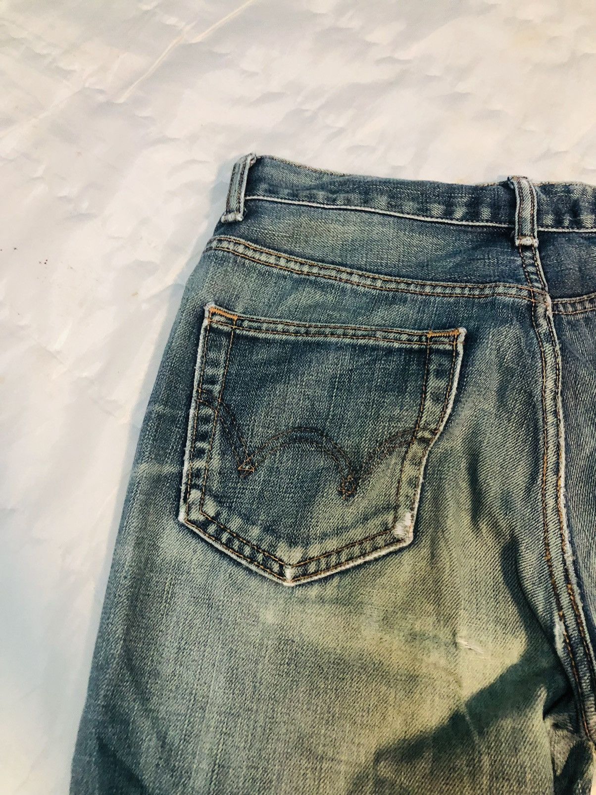 Edwin × Japanese Brand Edwin Distressed Jeans (3) Size US 28 / EU 44 - 15 Thumbnail