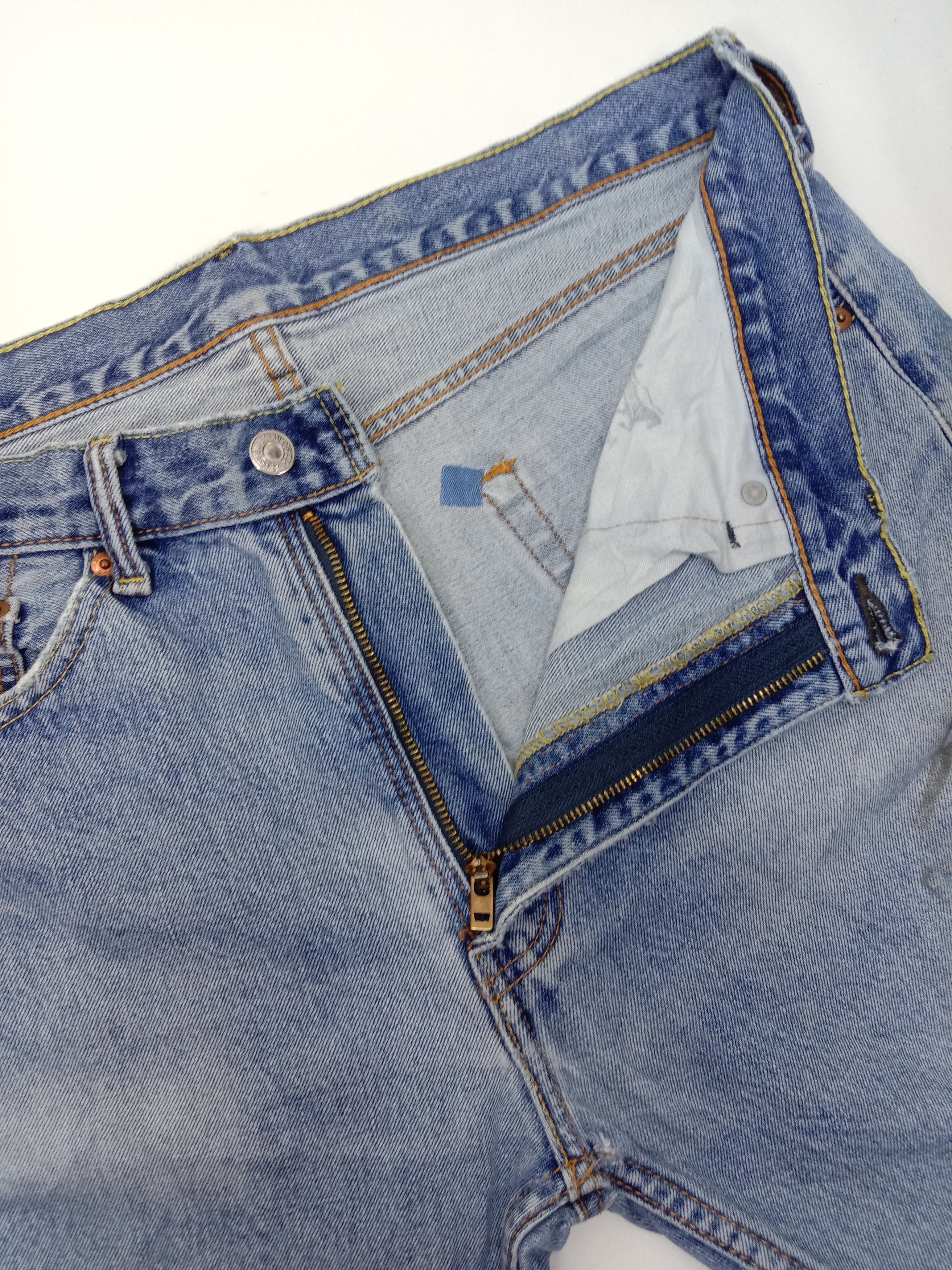 Levi's Vintage Levi's 505 Jeans Blue Wash Regular Fit Denim Size US 35 - 9 Thumbnail