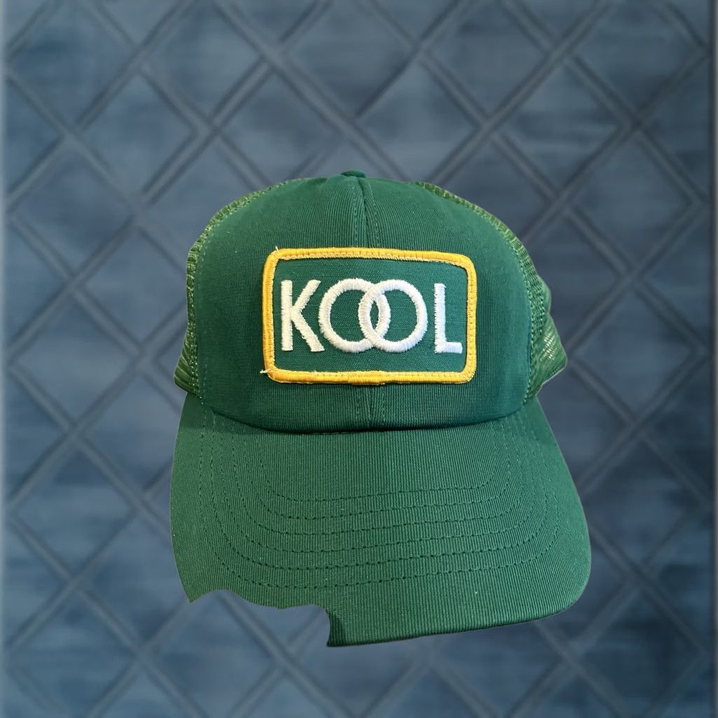 Vintage VINTAGE KOOL Trucker Snap Back Baseball Cap / Hat Men One Size Green Baseball Cap Hats Men Size ONE SIZE - 1 Thumbnail
