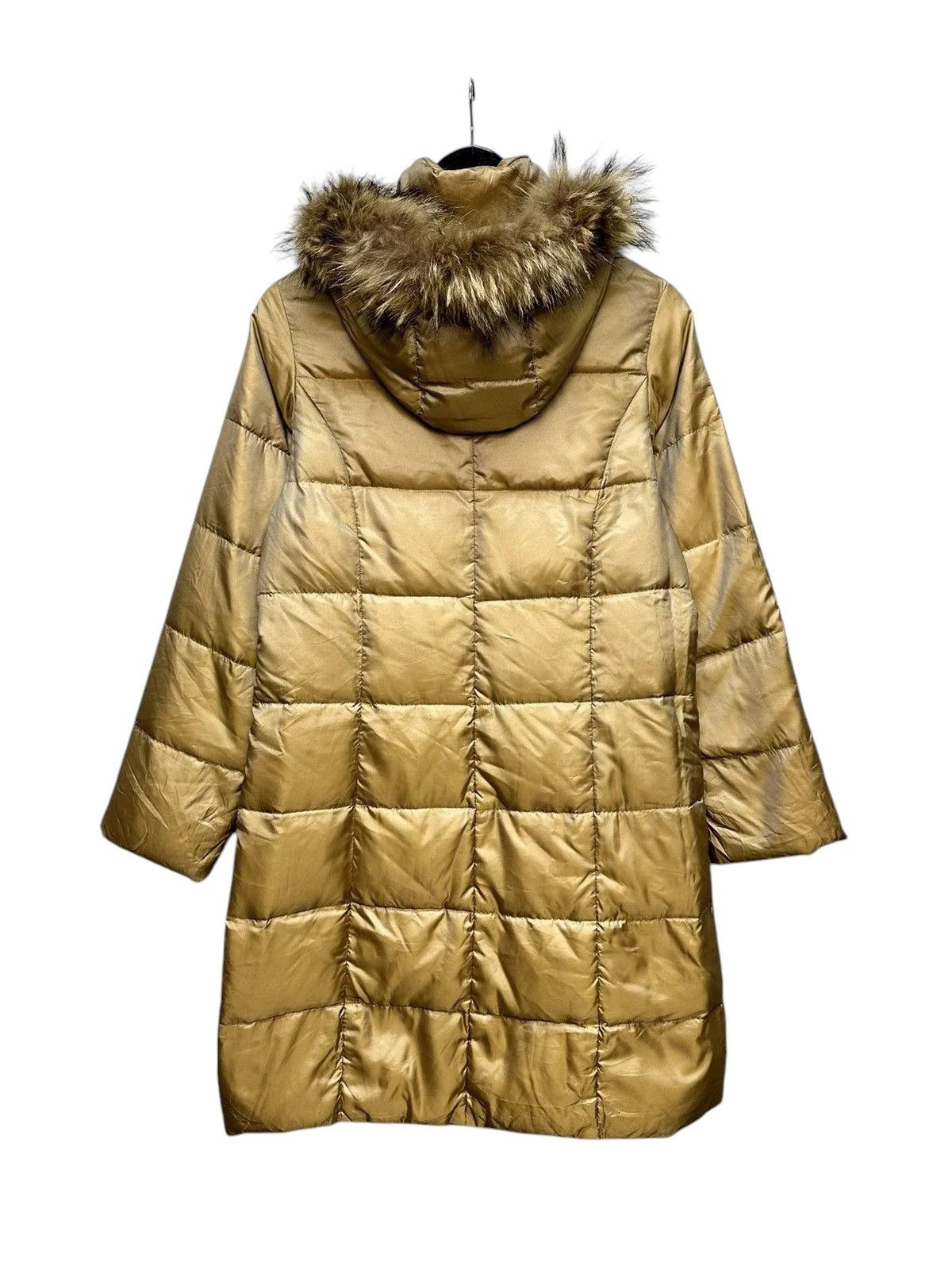 Vintage Ifsixwasnine Brown Fur Hood Winter Jacket Military Y2K Style Size M / US 6-8 / IT 42-44 - 9 Thumbnail