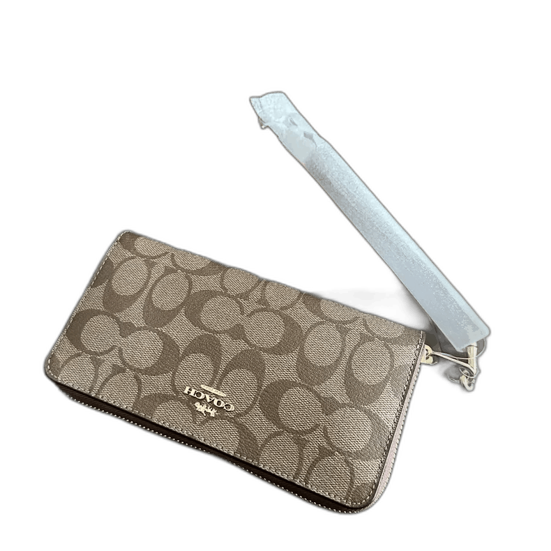 Coach COACH Long Brown Clutch Bag with Accessories Size ONE SIZE - 1 Thumbnail