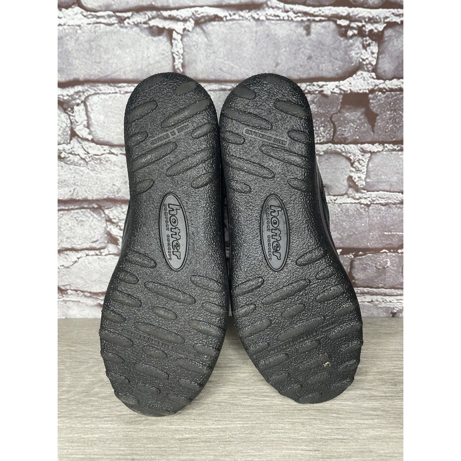 BOTTER Hotter Black Leather Lace Up Casual Comfort Shoes Women Sz 7 Size US 7 / IT 37 - 14 Thumbnail