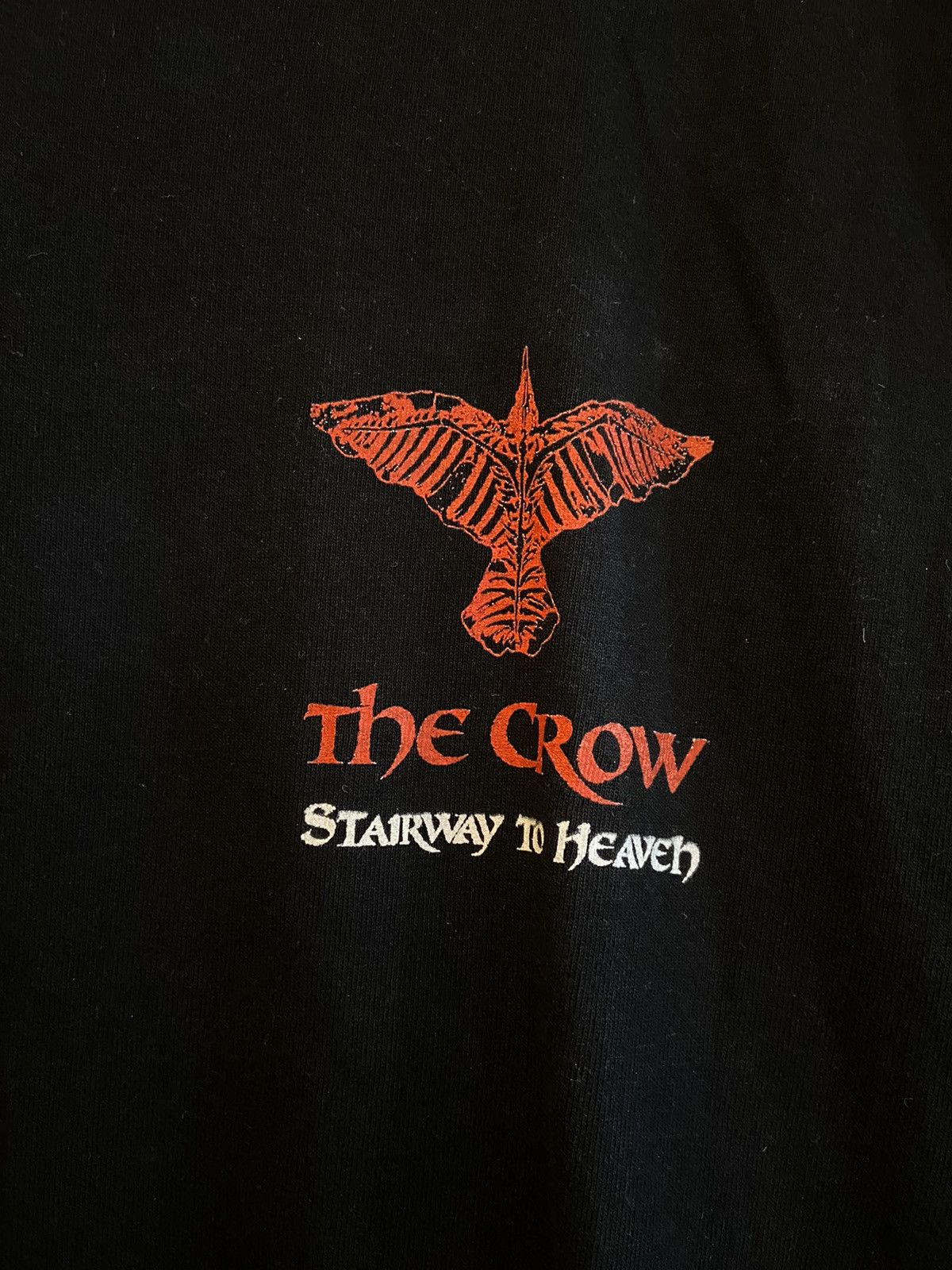 Vintage Vintage 90s The Crow Stairway to Heaven T Shirt Santee Size US XL / EU 56 / 4 - 3 Thumbnail