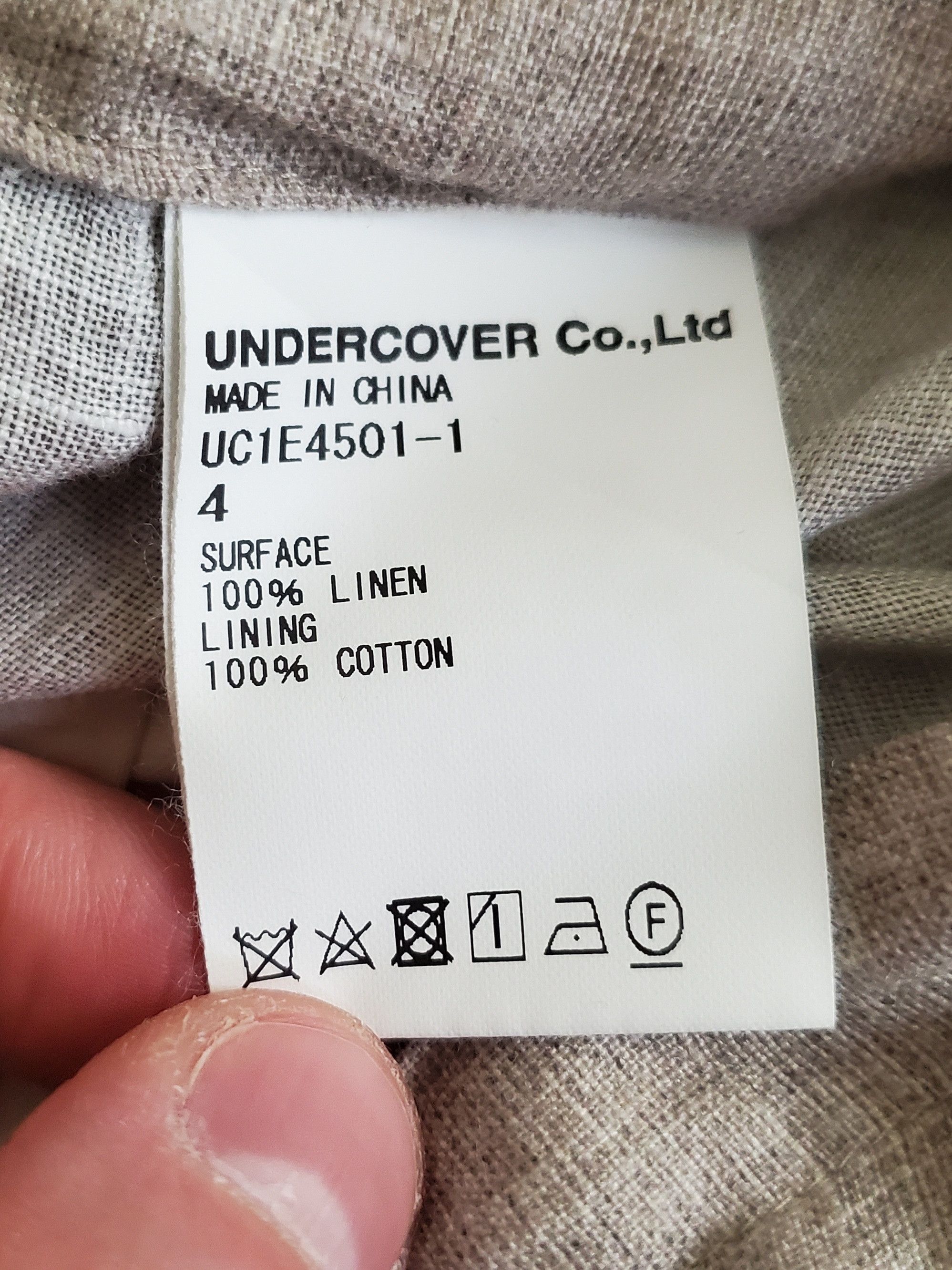 Undercover Linen Printed SS25 Lost Cloud Pants UC1E4501-1 Size US 33 - 5 Thumbnail