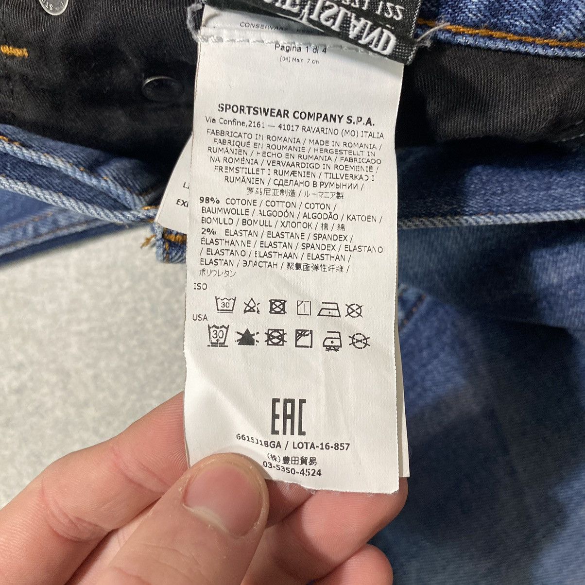 Stone Island Vintage Stone Island Jeans Patch Size US 30 / EU 46 - 14 Thumbnail