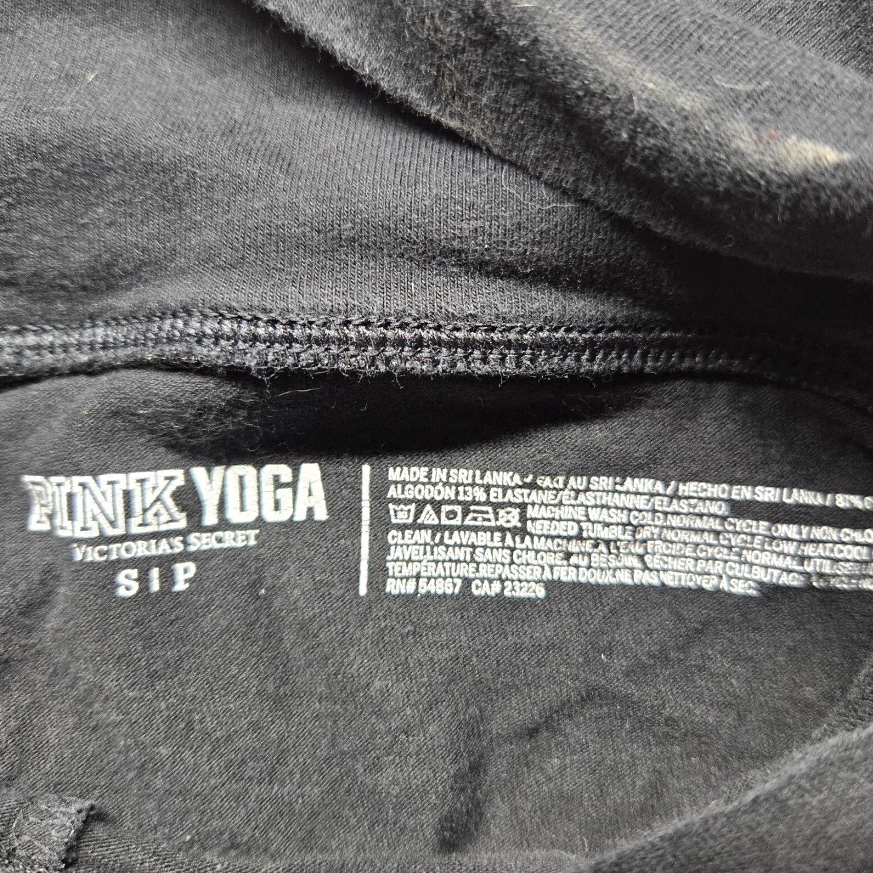 Victoria's Secret Victoria's Secret Pink Yoga Pants Black Compression Pants Women's S Small Ladies Adult Regular Size 28" / US 6 / IT 42 - 3 Thumbnail