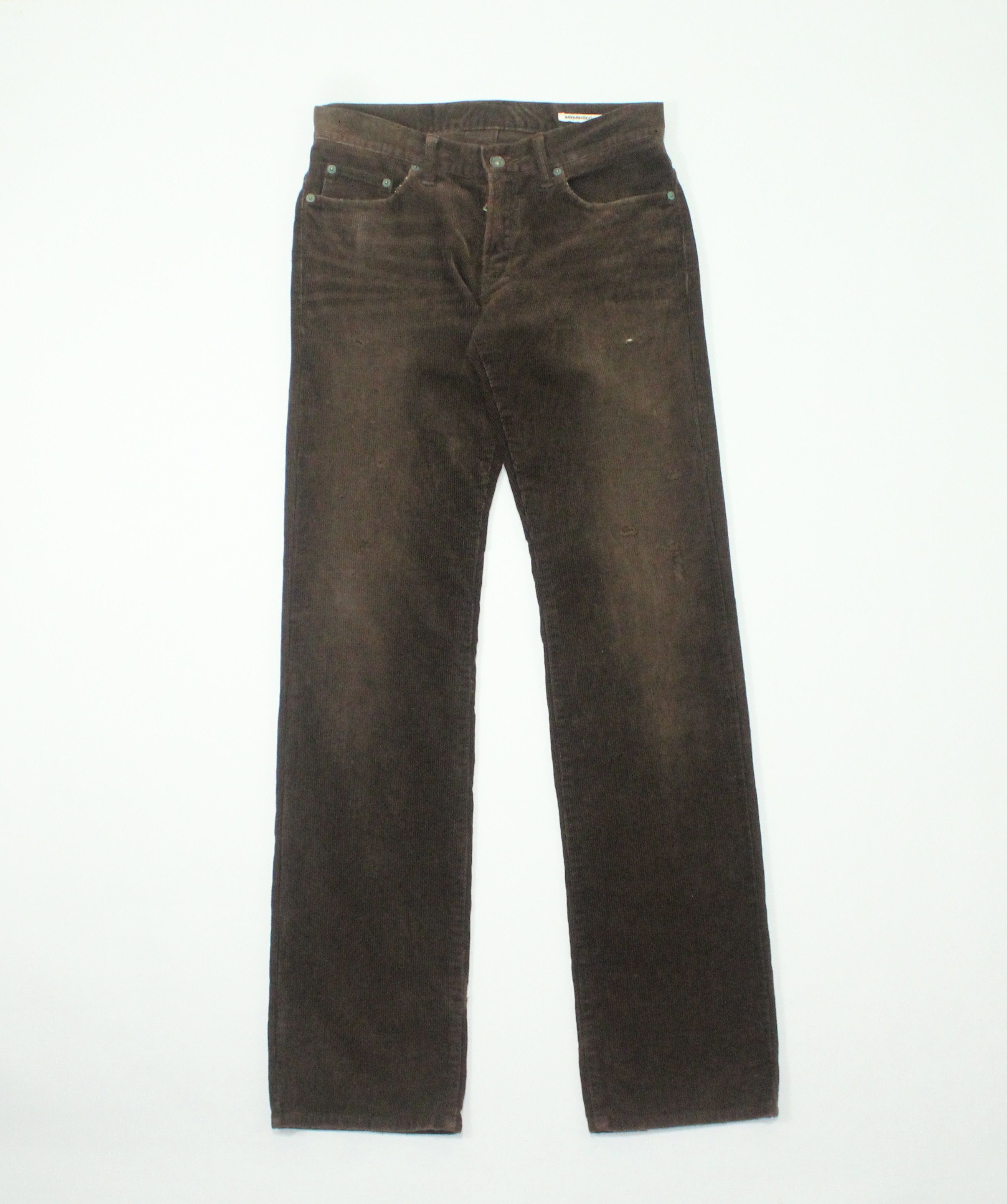 semanticdesign Ripped Distressed Style Grunge SEMANTIC DESIGN Corduroy Size US 29 - 1 Thumbnail